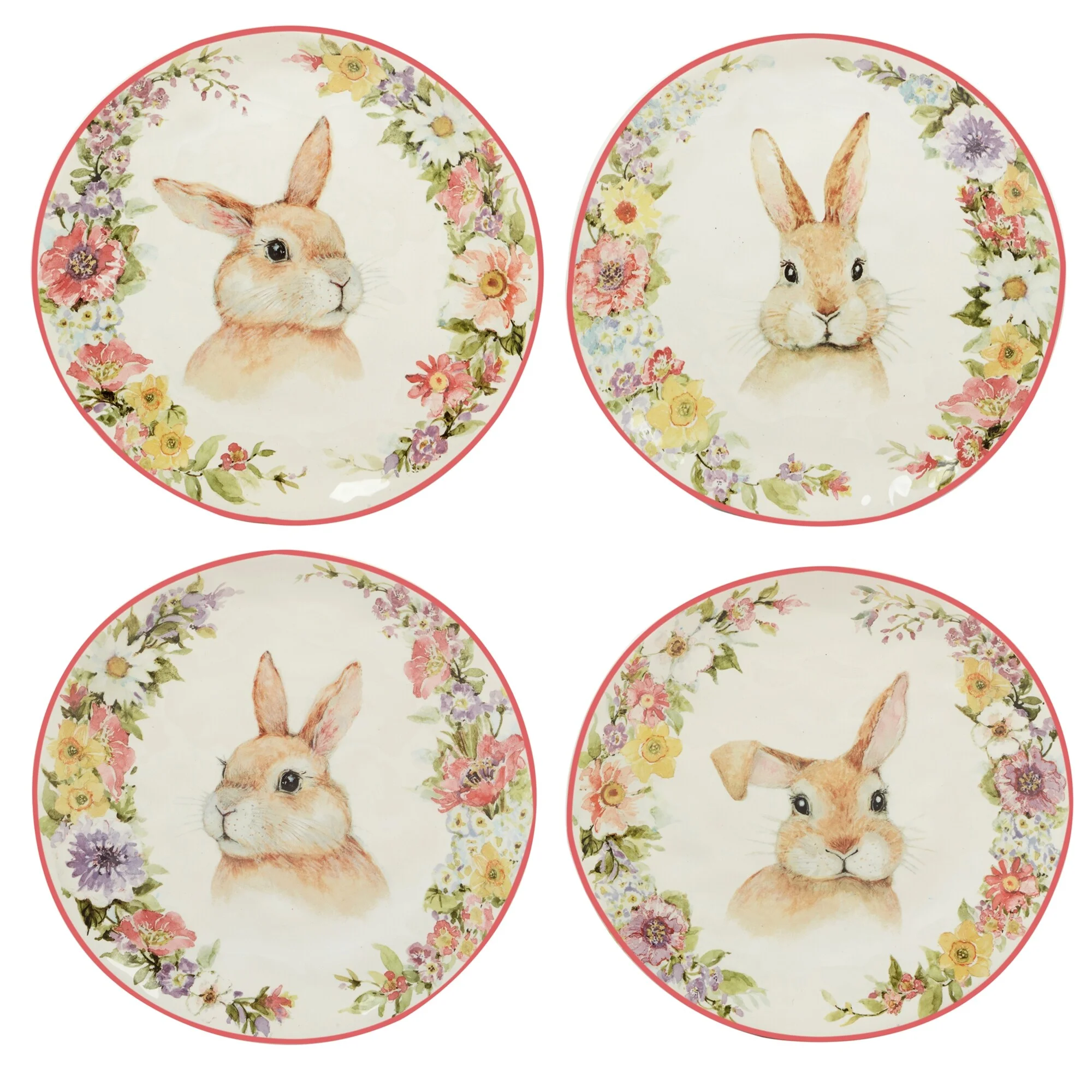 Certified International  Easter Garden 16 pc Dinnerware Set, Service For 4
