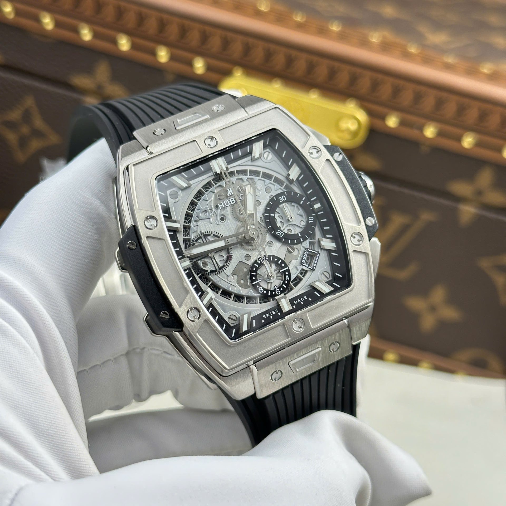 Hublot Spirit Of Big Bang Titanium Replica 11 Watch Rubber Strap BBF Factory 42mm - Top club
