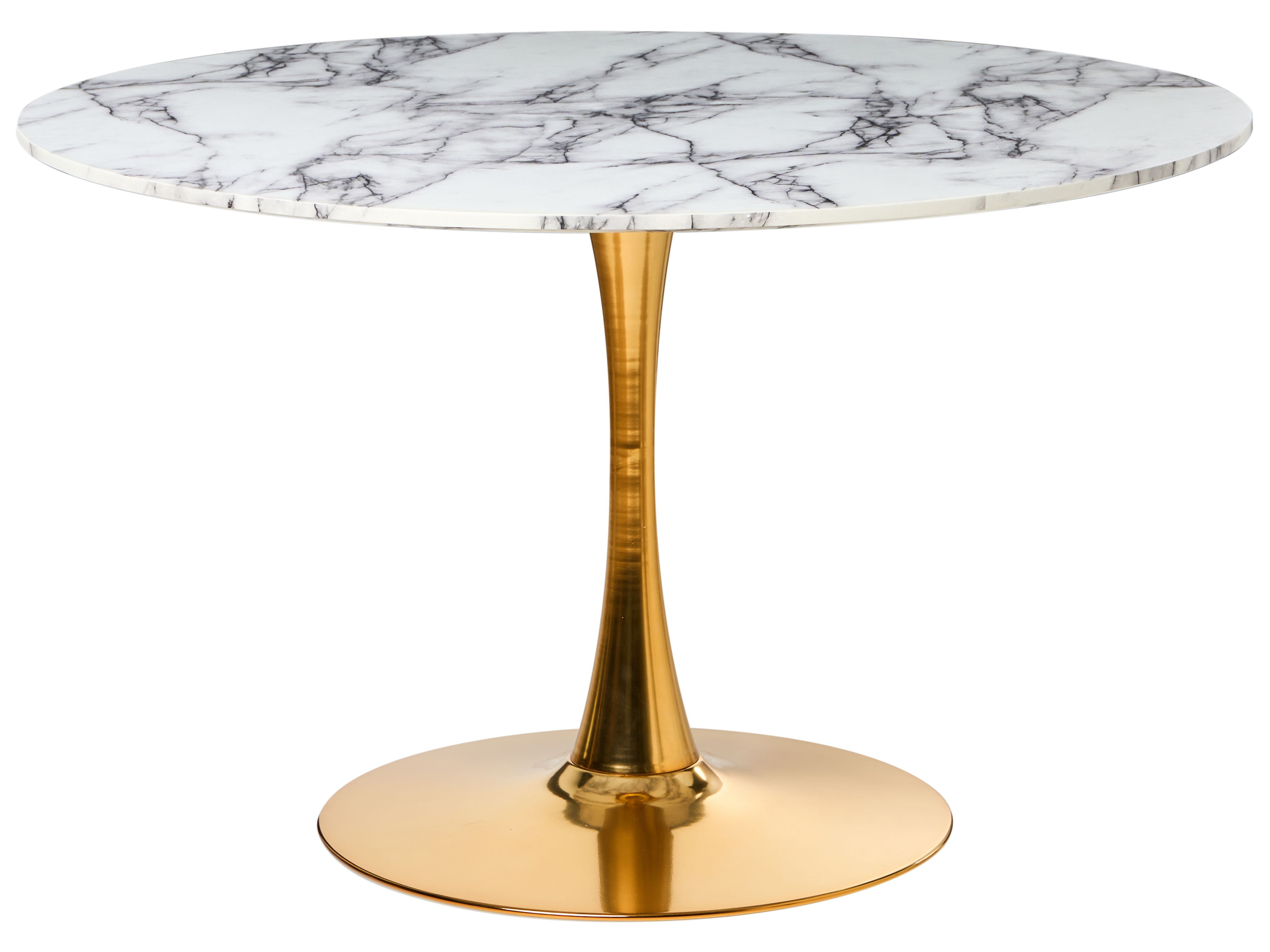 Dining Table BOCA White Marble 120 cm 120 cm
