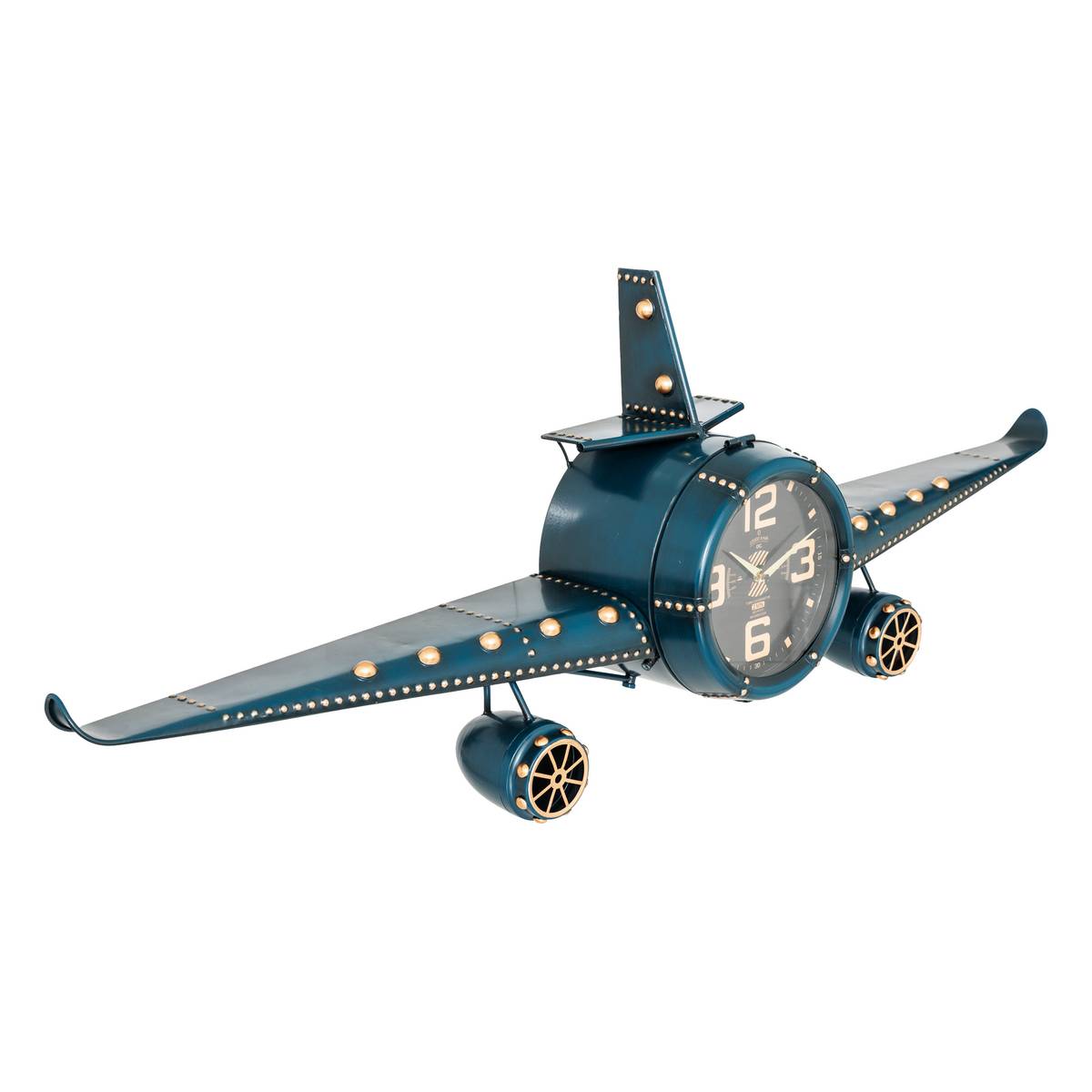 Wall decoration airplane "Hans" Green, 143cm