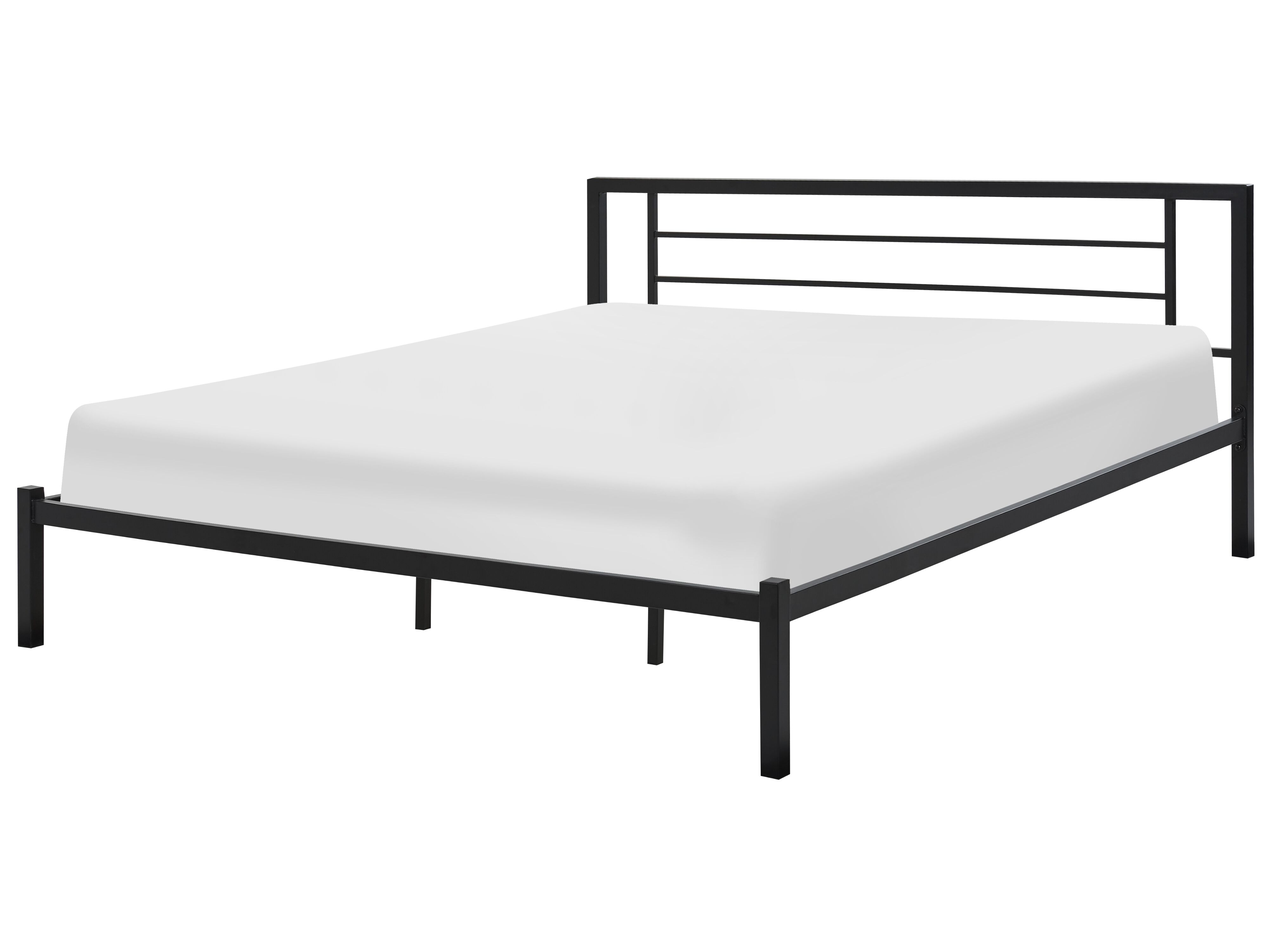 Bed Metal CUSSET 180 x 200 cm (EU Super King) Black