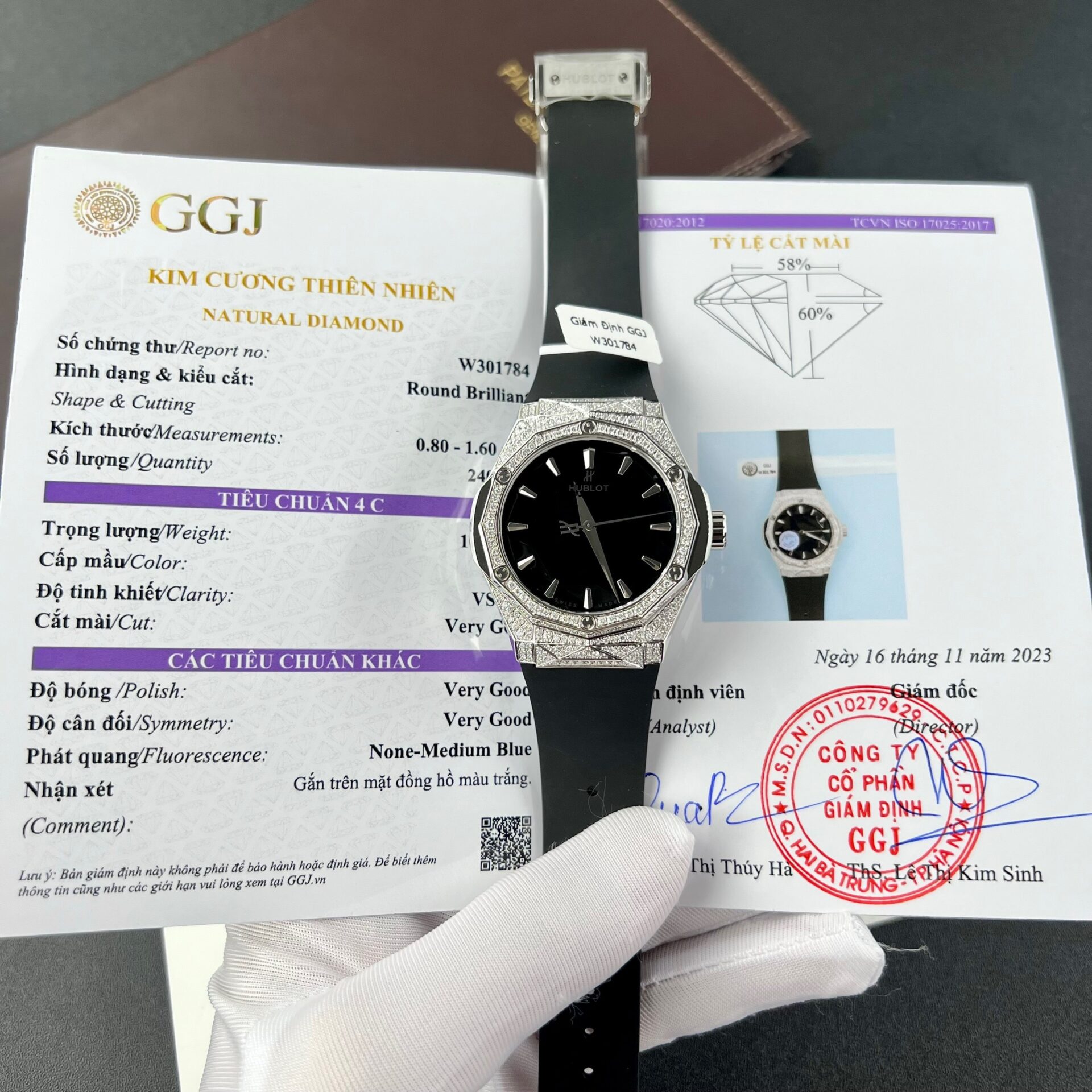 Hublot Orlinski Replica Watch With Full Natural Diamonds Hong Kong 40mm - Elite Watch Atelier