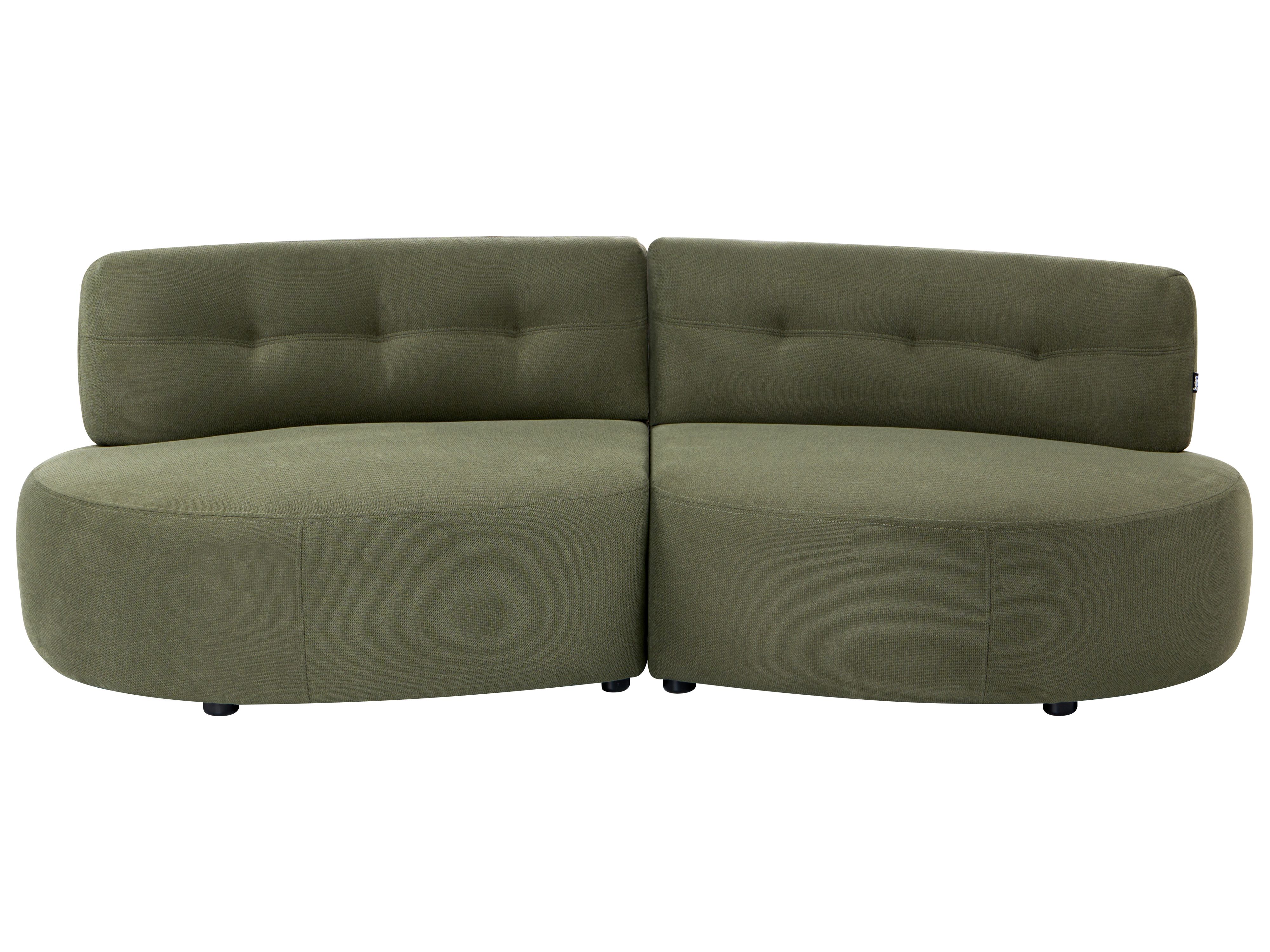 Sofa 3 Seater LAERDAL Fabric Green