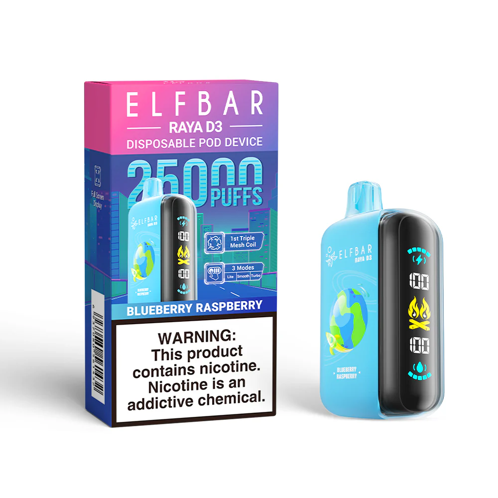ELFBAR RAYA D3 jednorazowy e-papieros (wszystkie smaki)