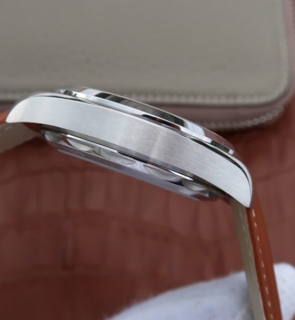 Replica Omega XF Aqua Terra Master White Textured Dial Orange Hands Leather A8900 - Top club