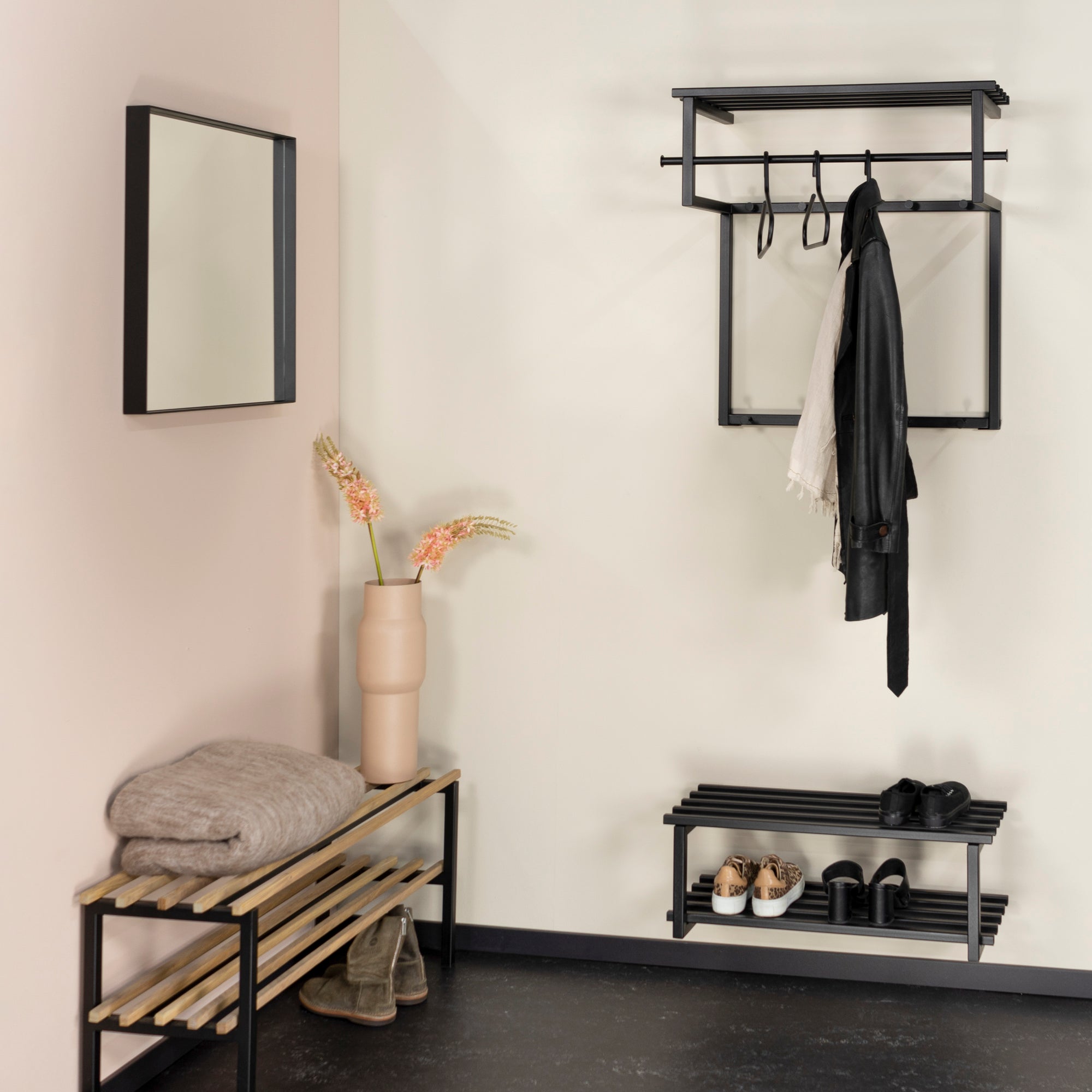 Spinder Design Rizzoli Wandkapstok - Black Edition