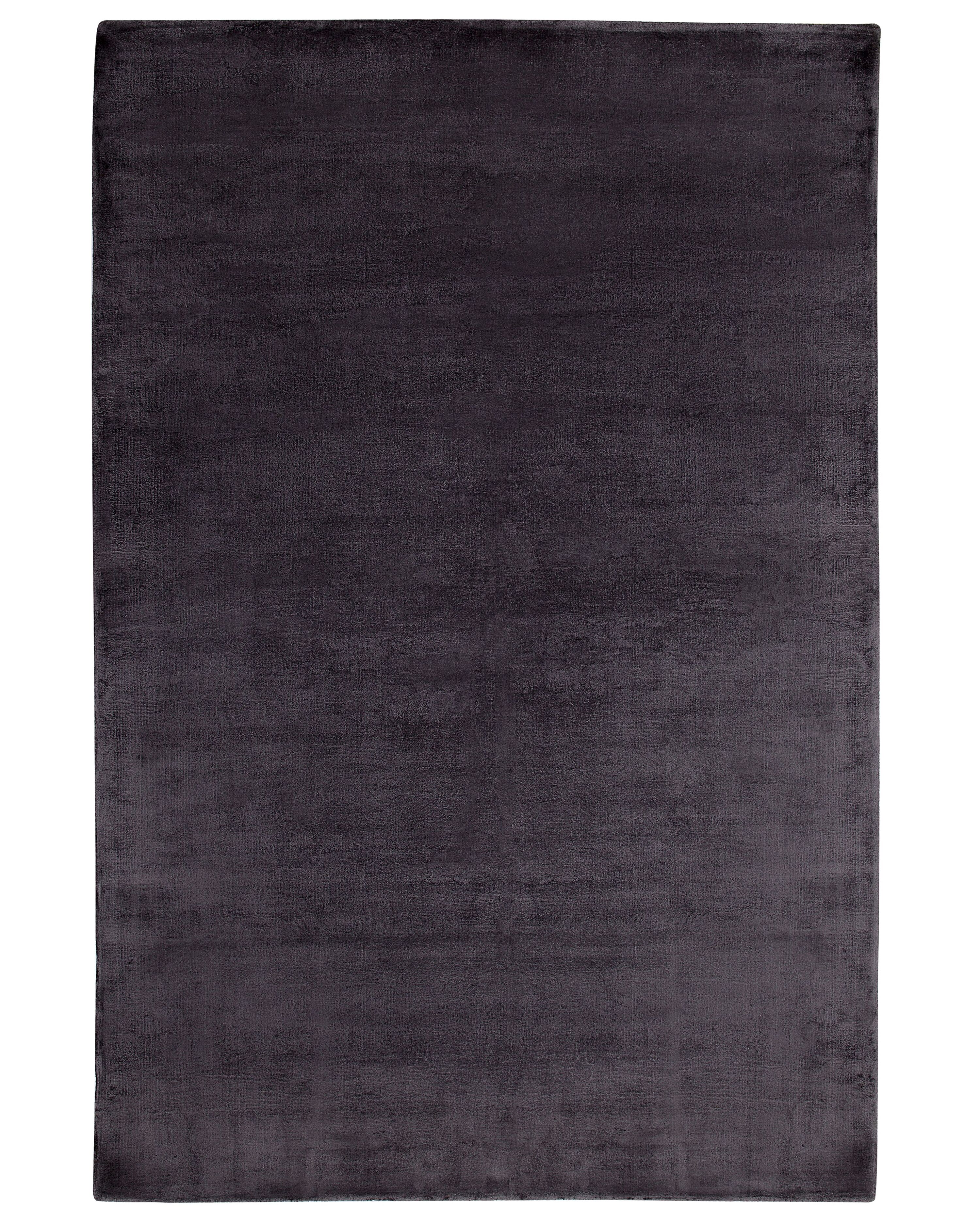 Rug GESI II Dark Grey 160 x 230 cm Viscose
