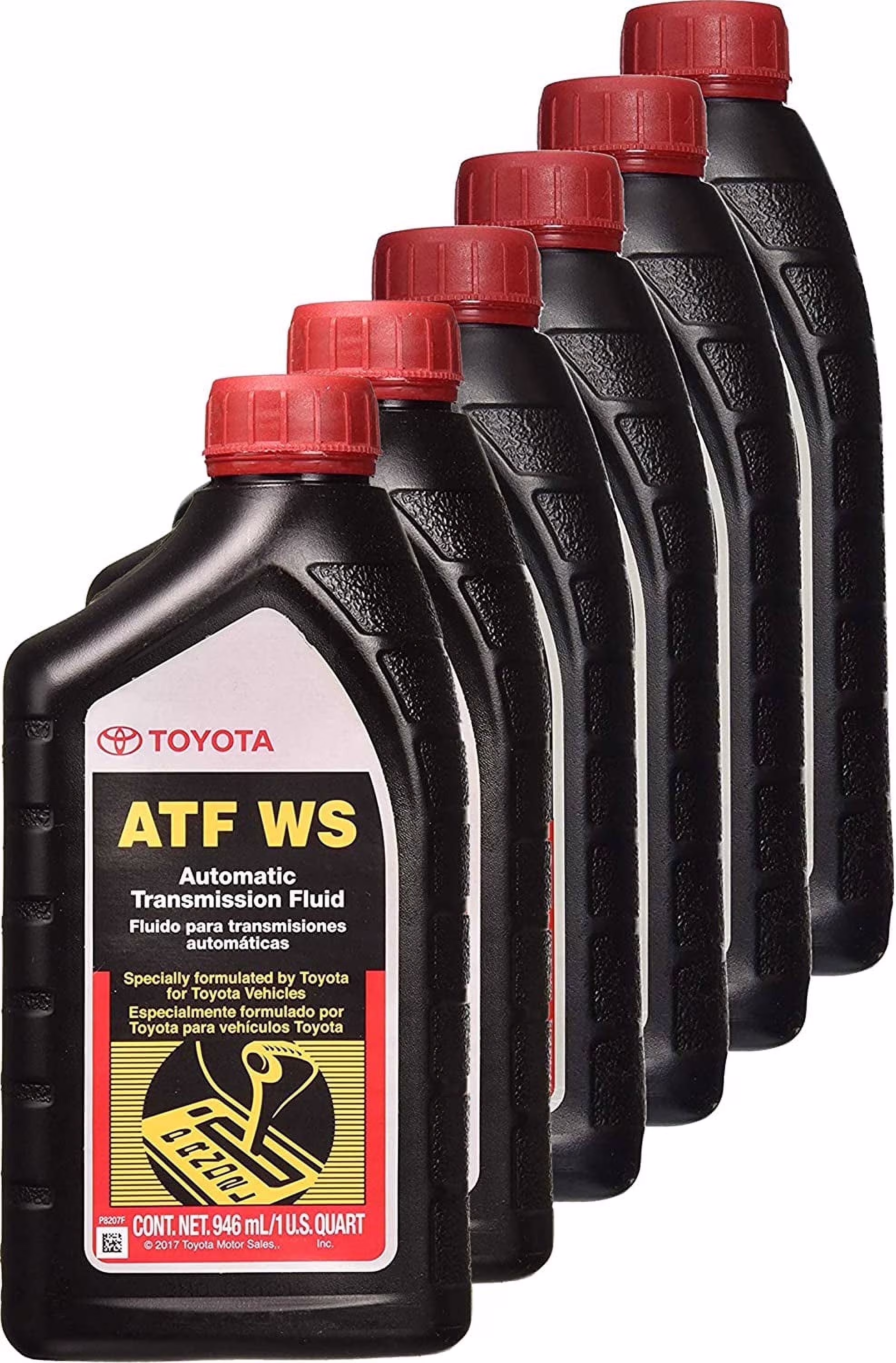 Toyota 00289-ATFWS Automatic Transmission Fluid, 192 Ounces, 6 Pack