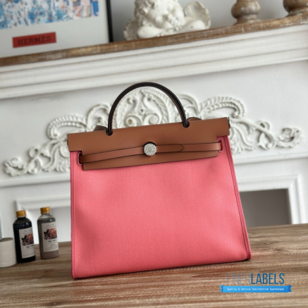 Hermès Herbag Zip 31 Bag | 31x25x10 cm | Luxury Canvas & Leather Shoulder Bag for Women | Spacious Everyday Hermès Tote1:1High-quality replica