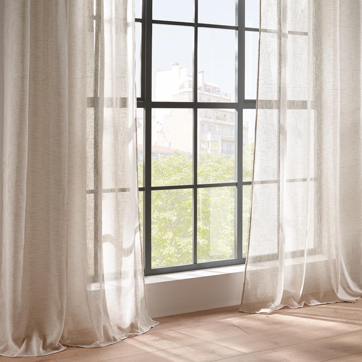 Sheer curtain "Fred" Beige, 140x240 cm
