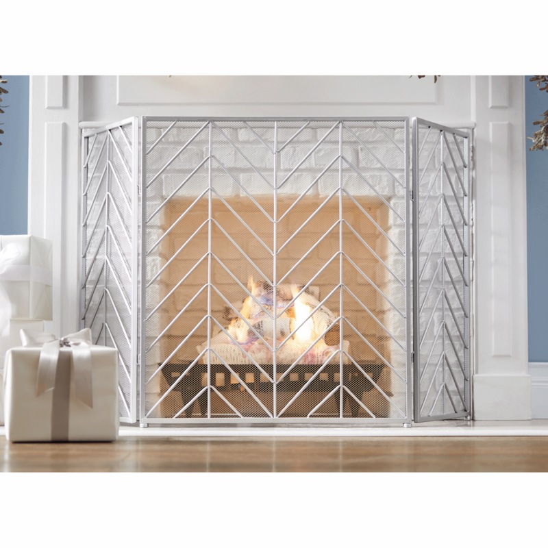 Glam Fireplace Screen - MIDNIGHT VELVET CATALOG