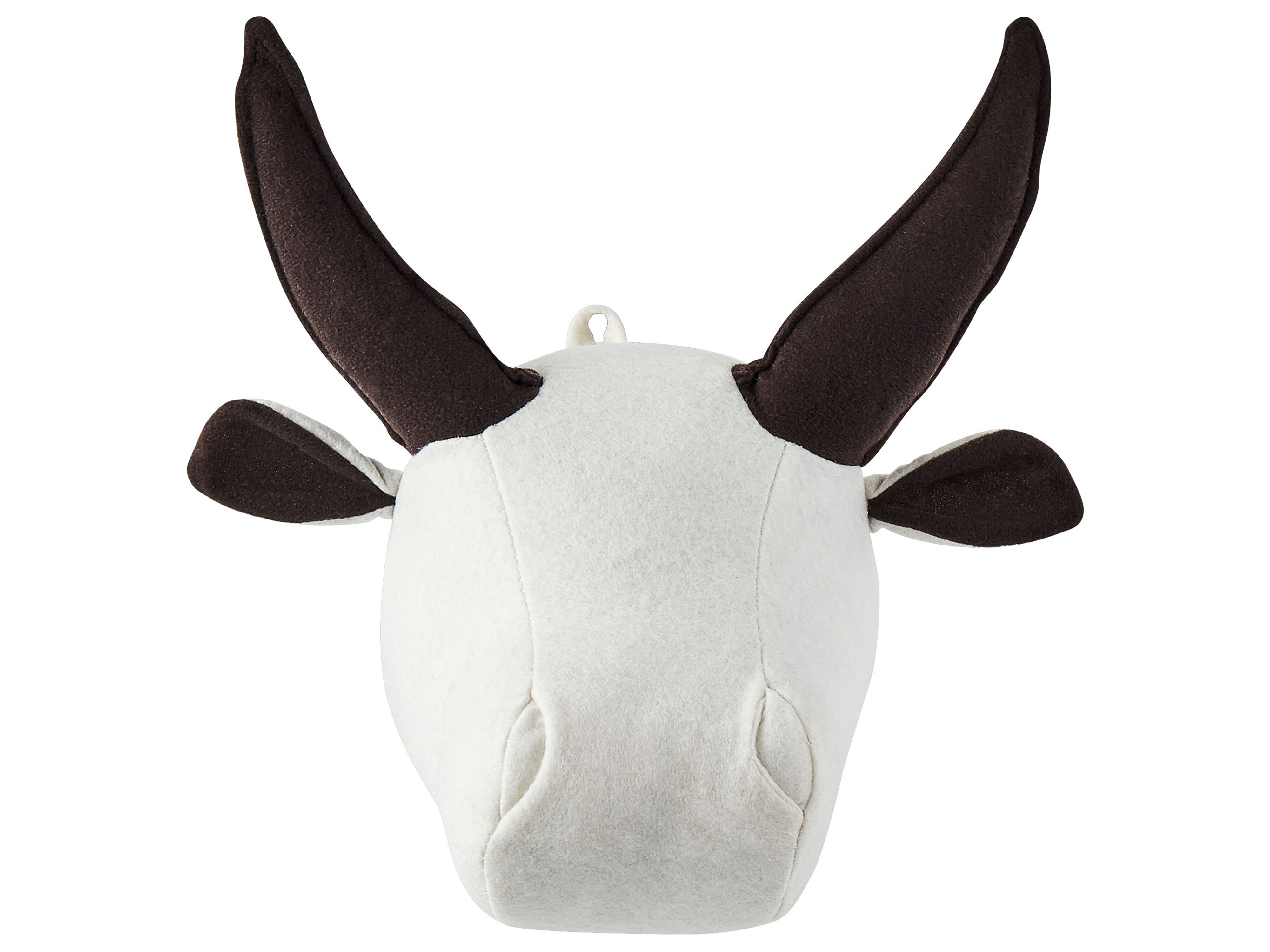 Kids Wall Decor Bull GEOFFREY Cotton 24 cm White