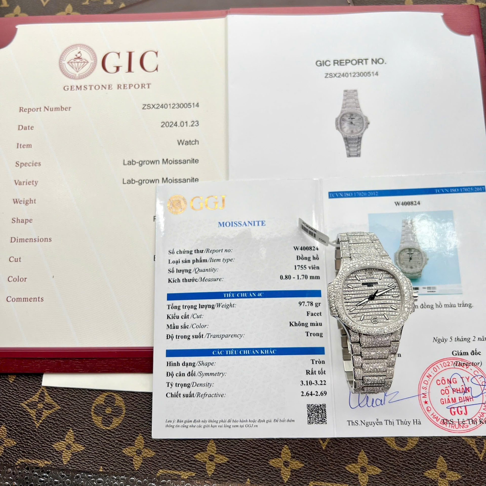 Patek Philippe Nautilus 7118 Best Copies Watch Diamonds Moissanite Hong Kong 35.2mm - Elite Watch Atelier
