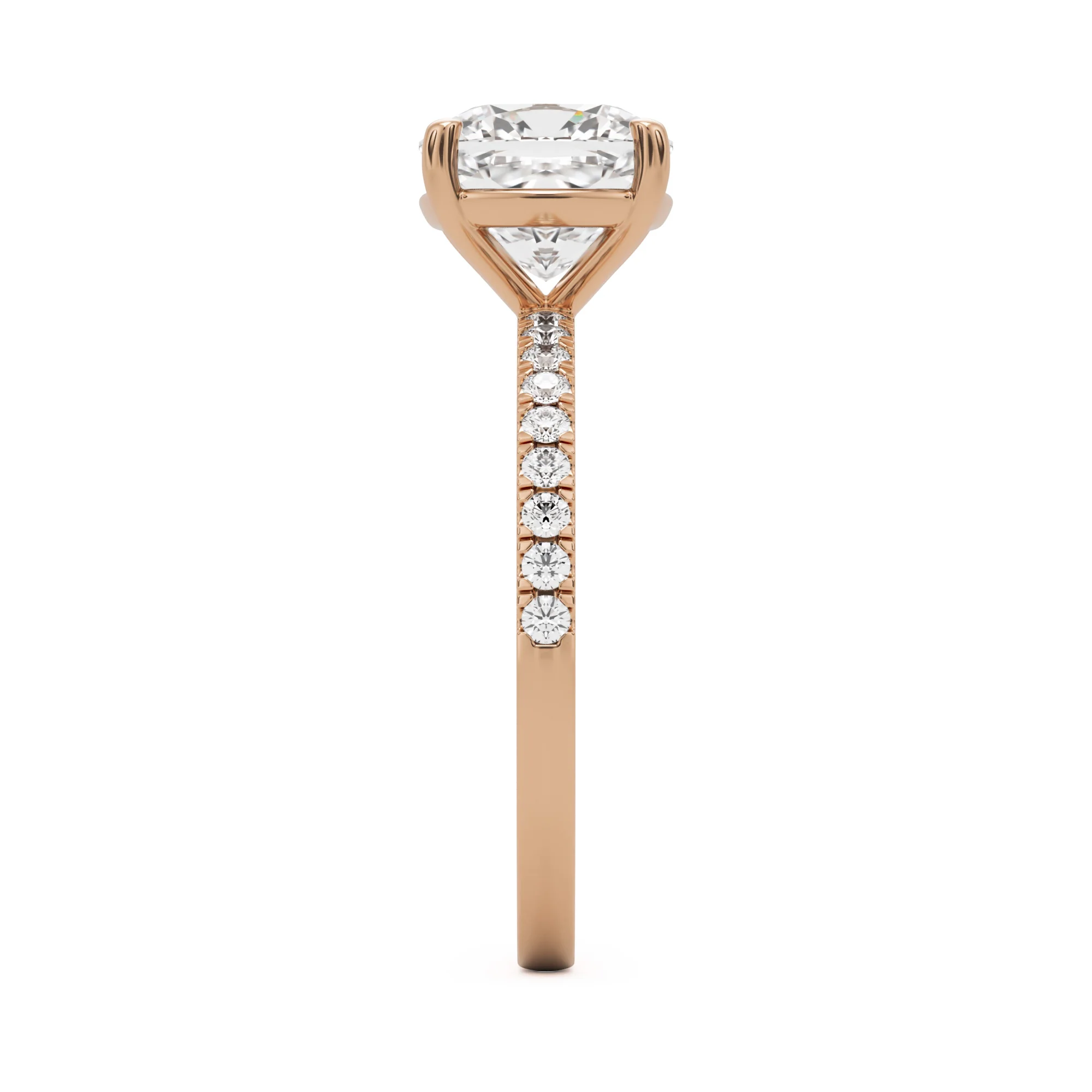 The Elongated Cushion Pavé