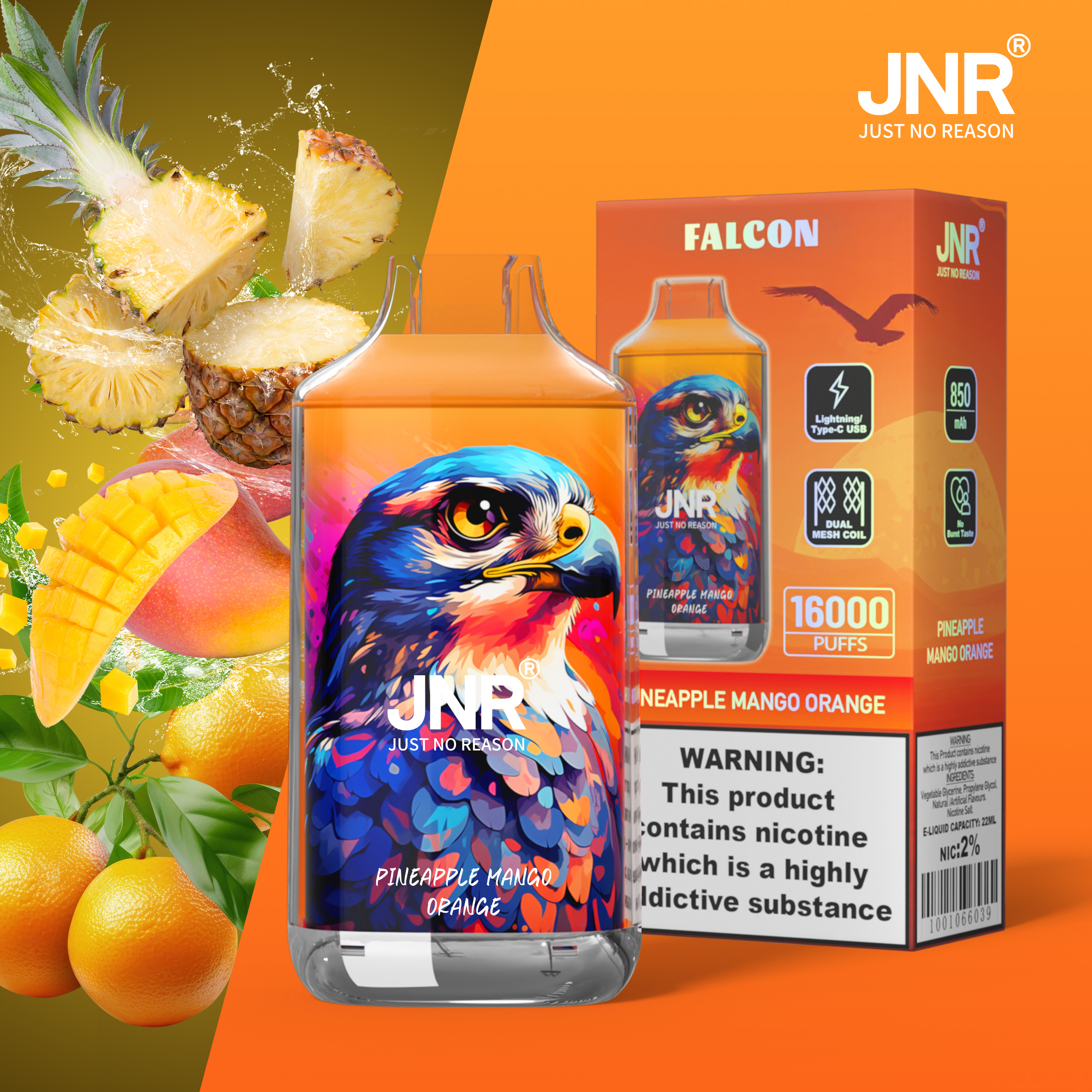 JNR Falcon 16000 Puffs
