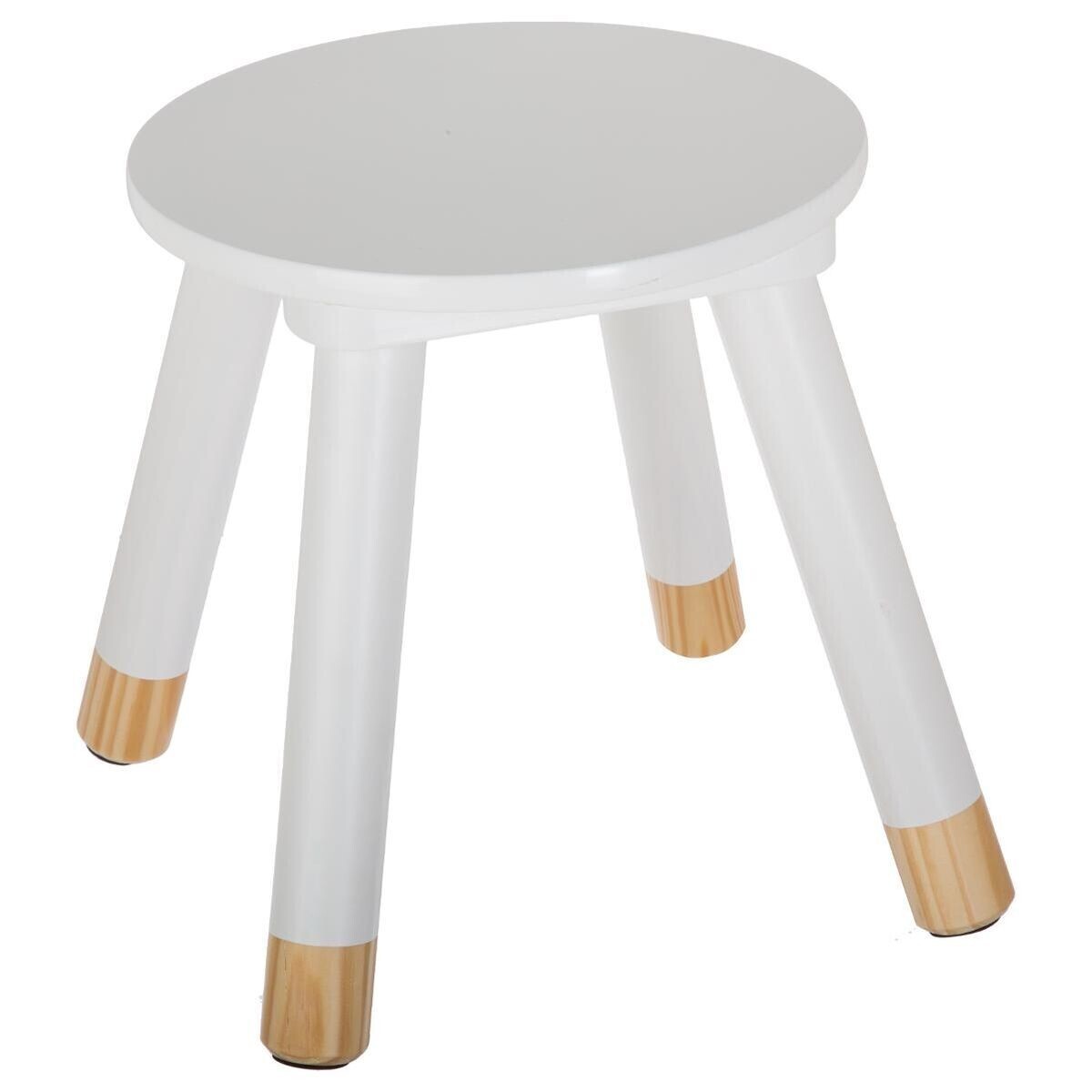 Kids stool "Douceur" White