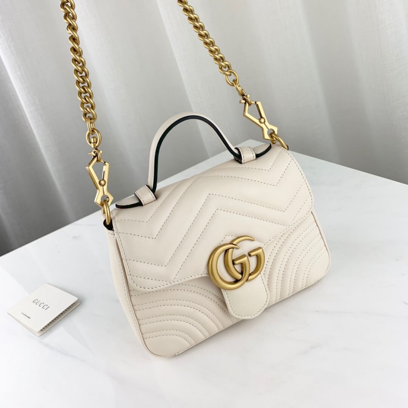Replica Gucci Gg Marmont Mini Top Handle Bag 5472601:1High-quality replica