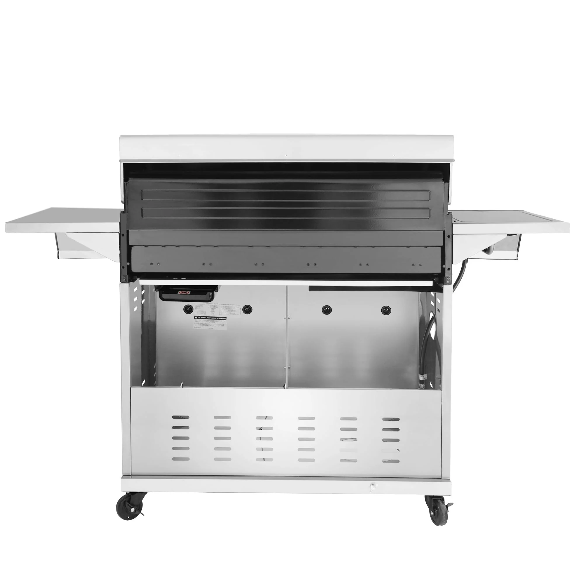 Stainless Steel 6-Burner Gas Grill - 74,000 BTU With Sear And Side Burner - Image 4 Stainless Steel 6-Burner Gas Grill - 74,000 BTU With Sear And Side Burner - Image 4