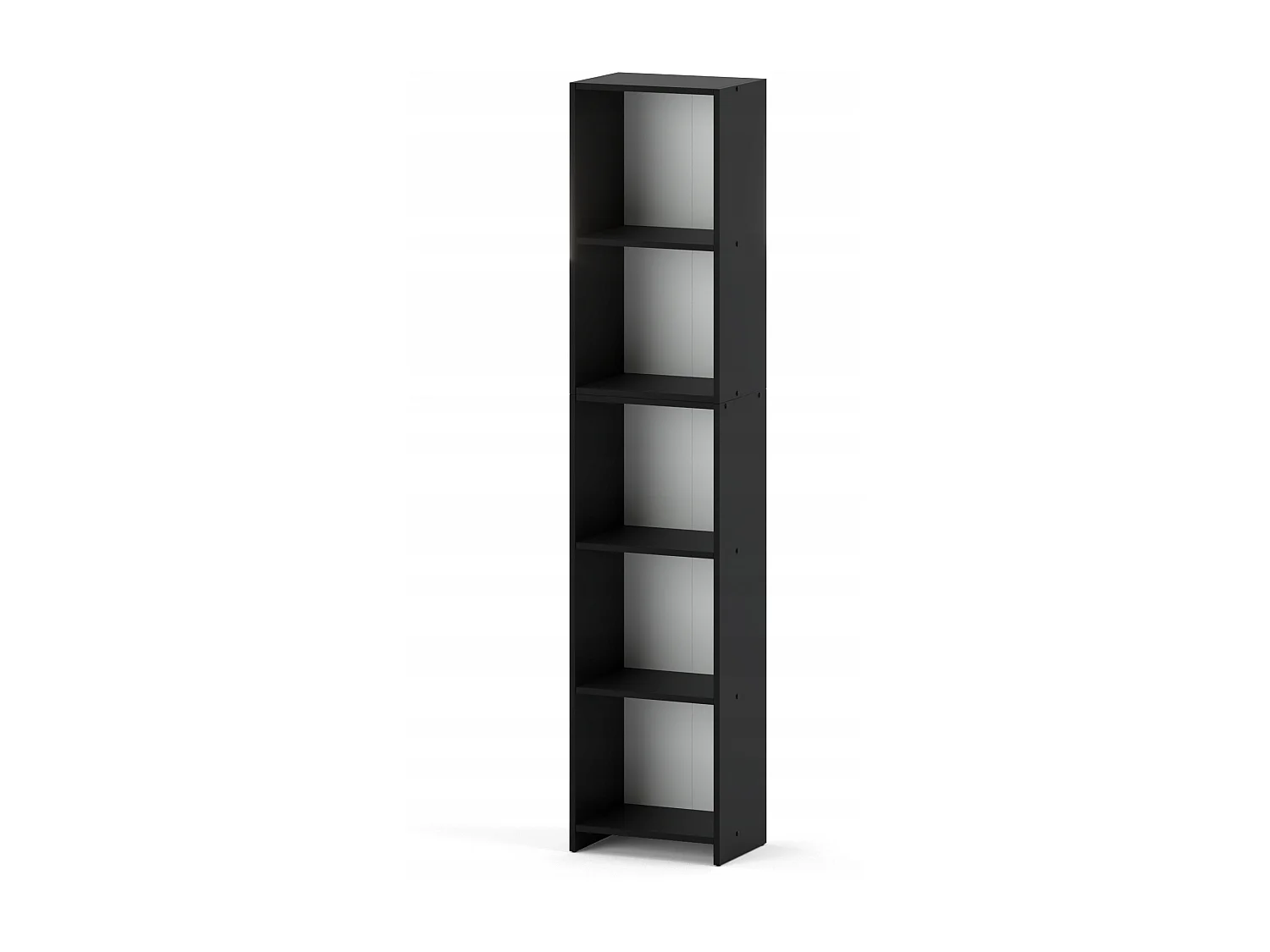 Bibliothèque -Étagère multifonction Noir 5 niveaux 40X30x189cm – Pour livres, jouets et accessoires de bureau