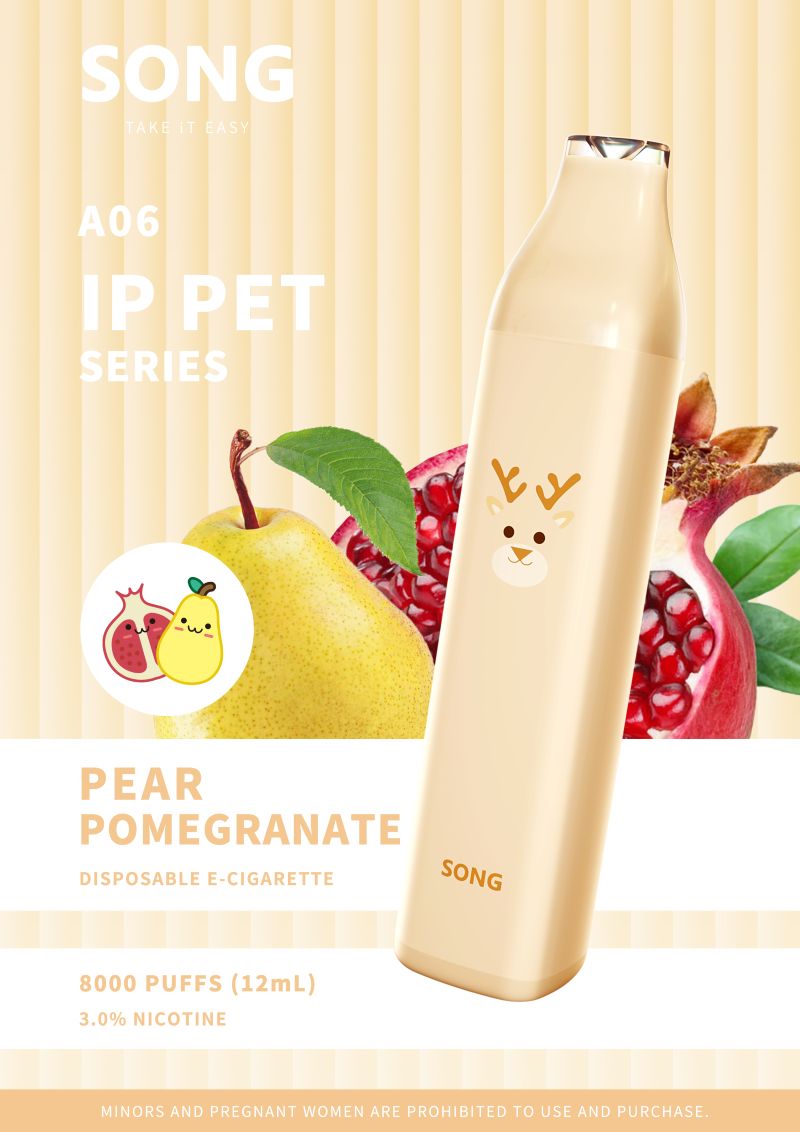 （2 pack）SONG  A06-IP Pet – 8000Puffs