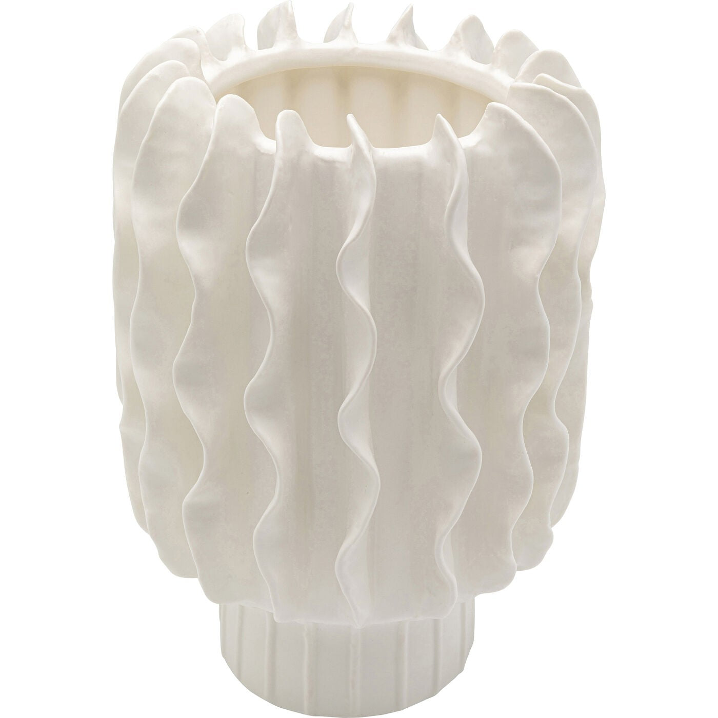 Kare Design Viento vaas - wit - 26cm
