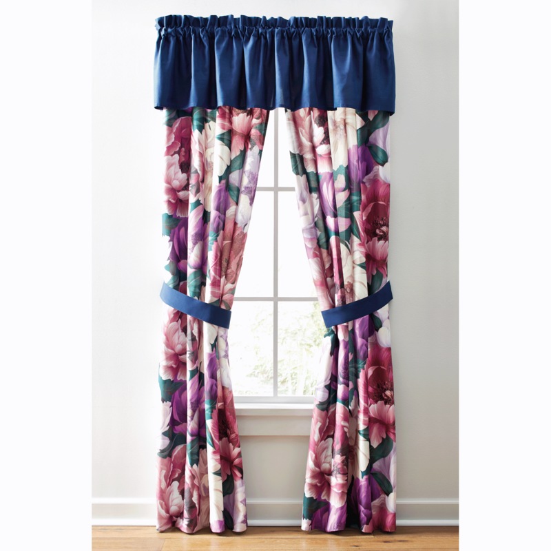 Dreamy Peony Window Treatments - MIDNIGHT VELVET CATALOG