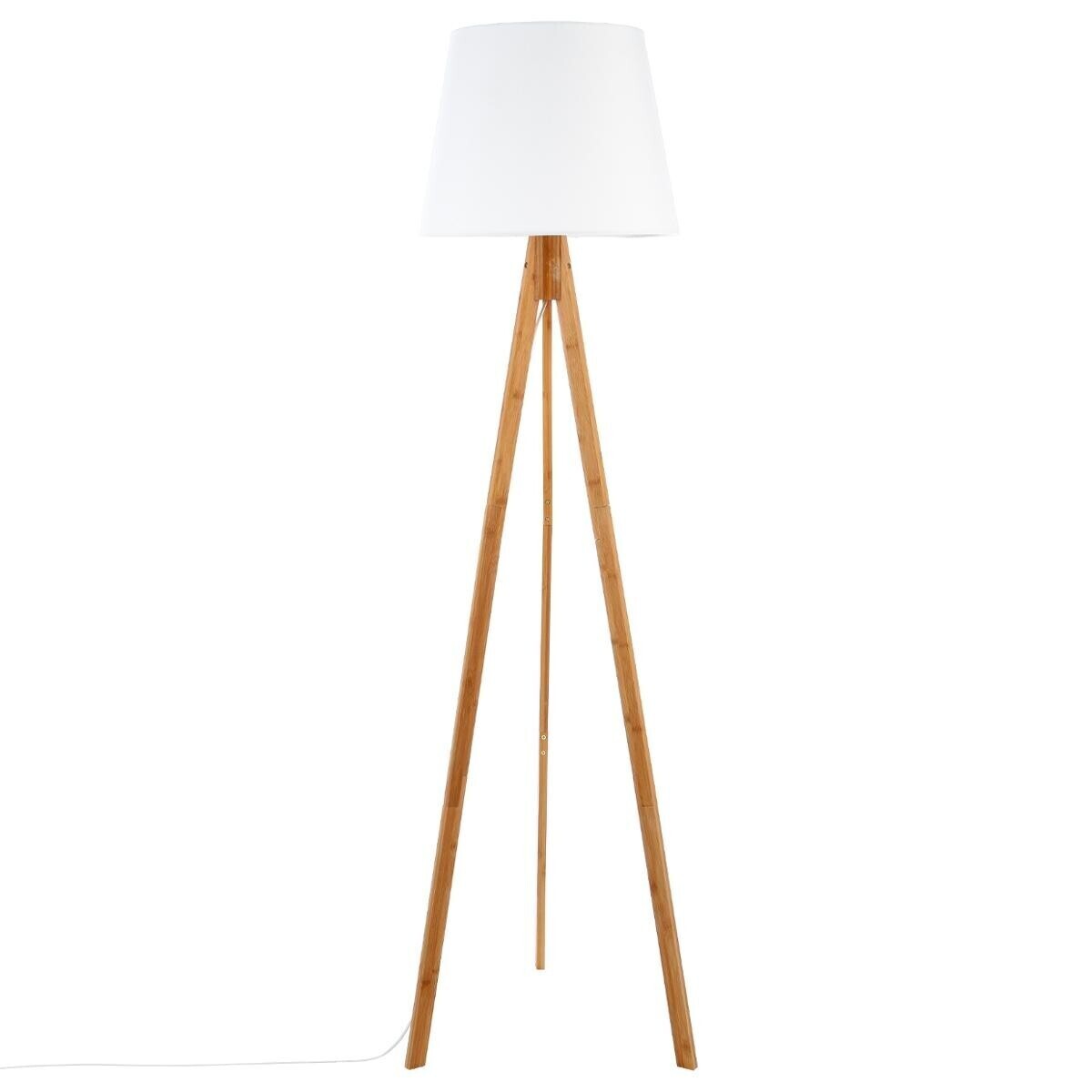 Tripod floor lamp "Bahi" Bamboo, H.160 cm