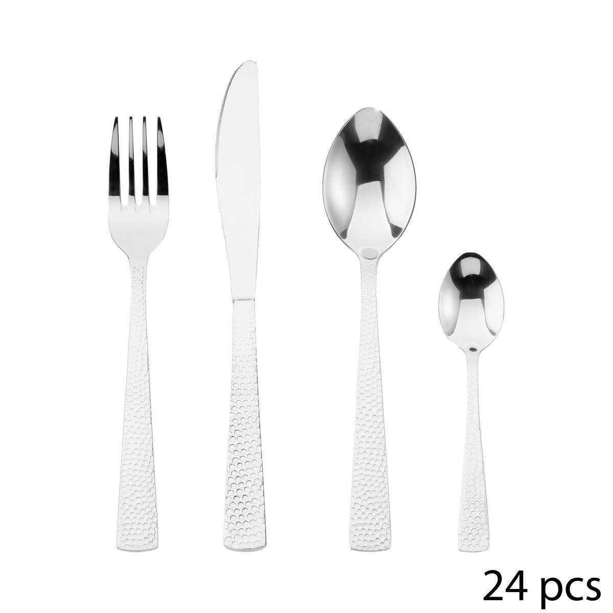 24-piece cutlery set "D'Oro" Silver