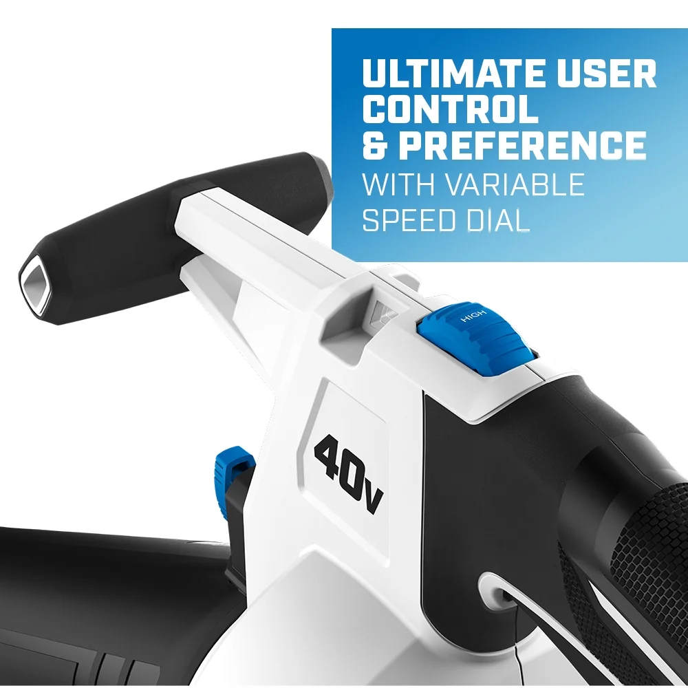 HART 40V Cordless Leaf Vacuum Kit, (1) 4.0Ah Lithium-Ion Battery - Image 5