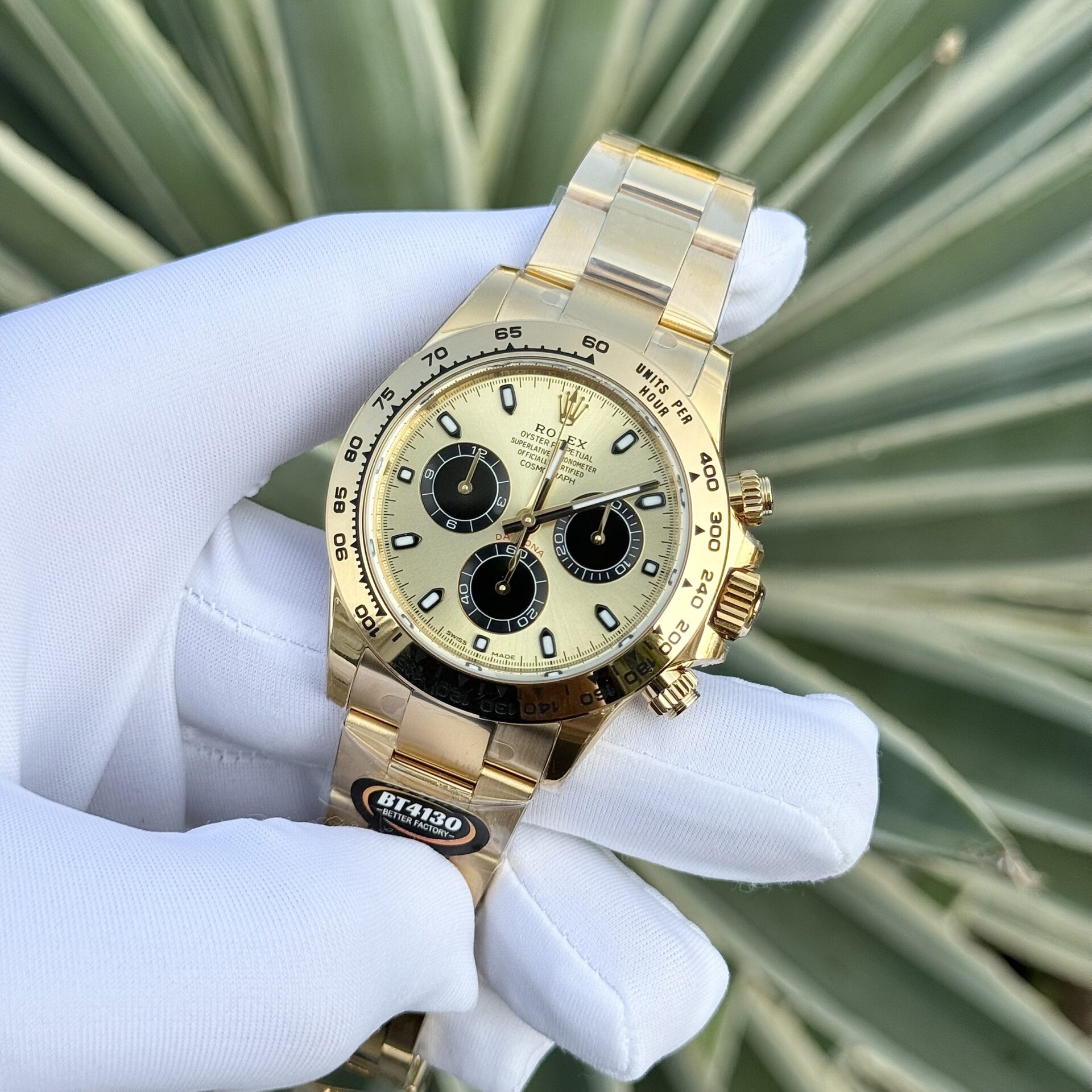 Rolex Daytona 116508 Replica Watch Yellow BT Factory 40mm - Elite Watch Atelier