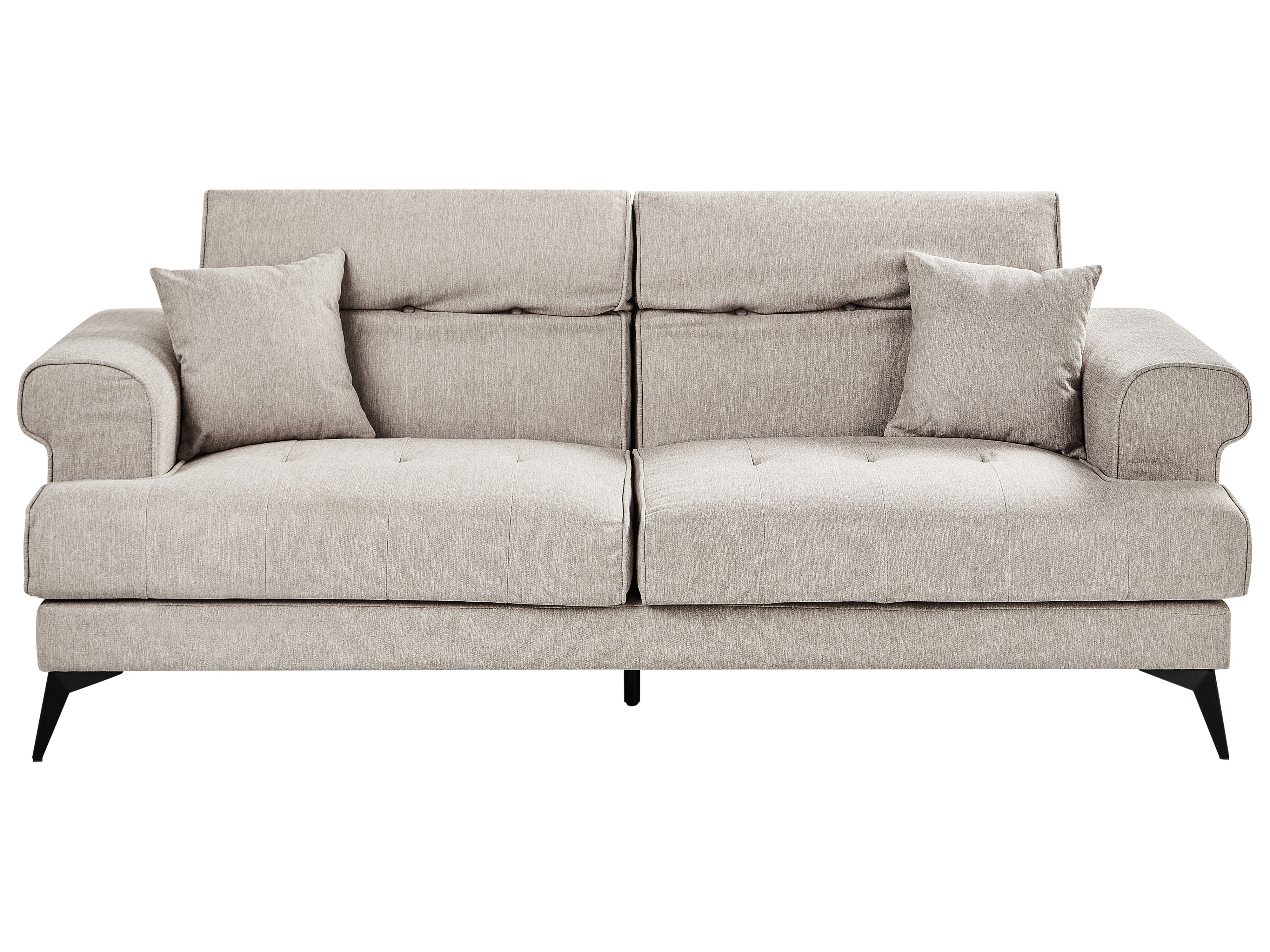 Sofa 3 Seater SKIVE Fabric Taupe