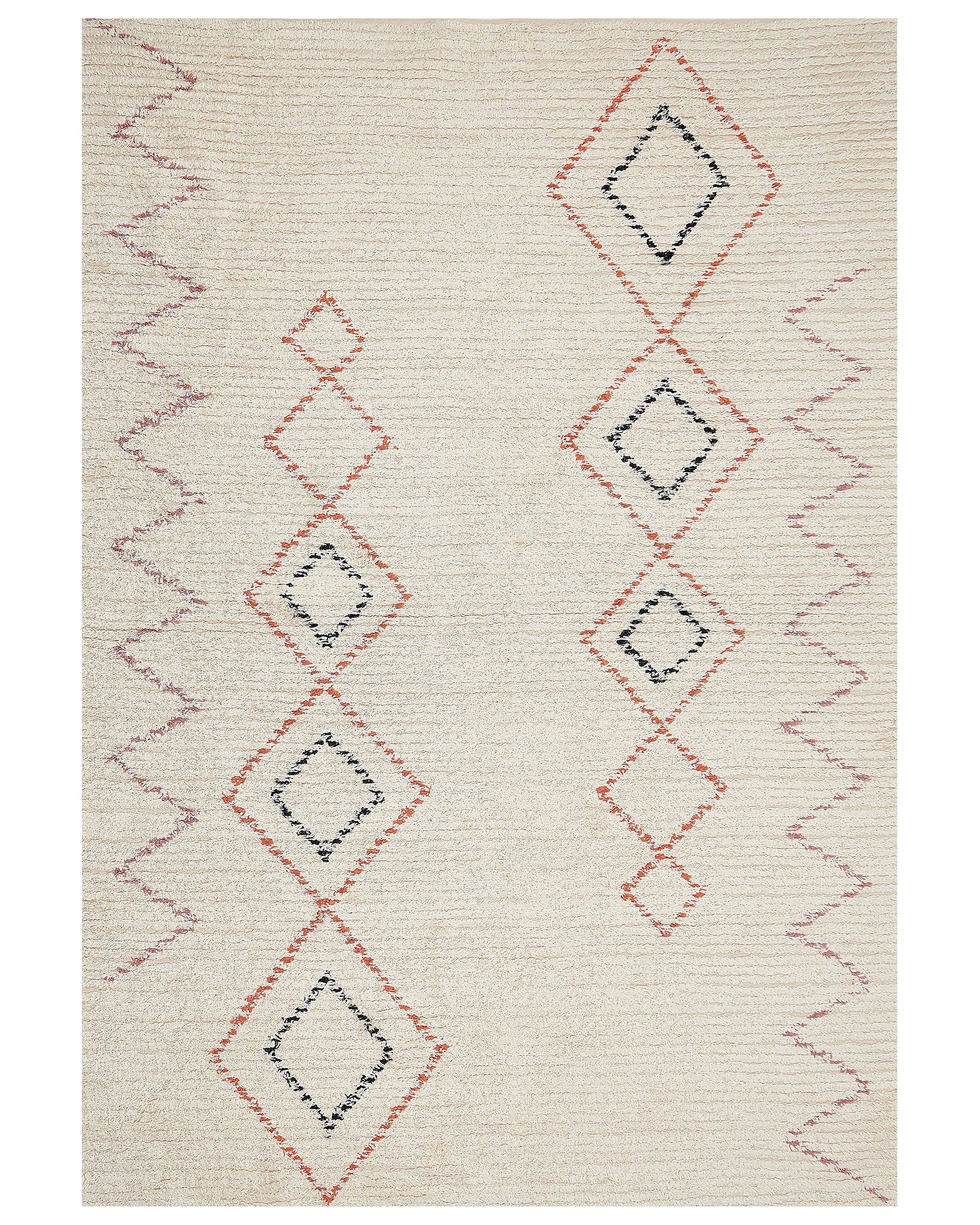Rug GUWAHATI Beige 160 x 230 cm Cotton