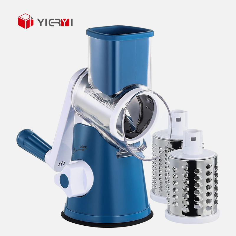 Multi-functional Eco-Friendly Stainless Steel + ABS Vegetable Chopper Mozzarella Cheese Grater Shredder Spiralizer Cutter Slicer