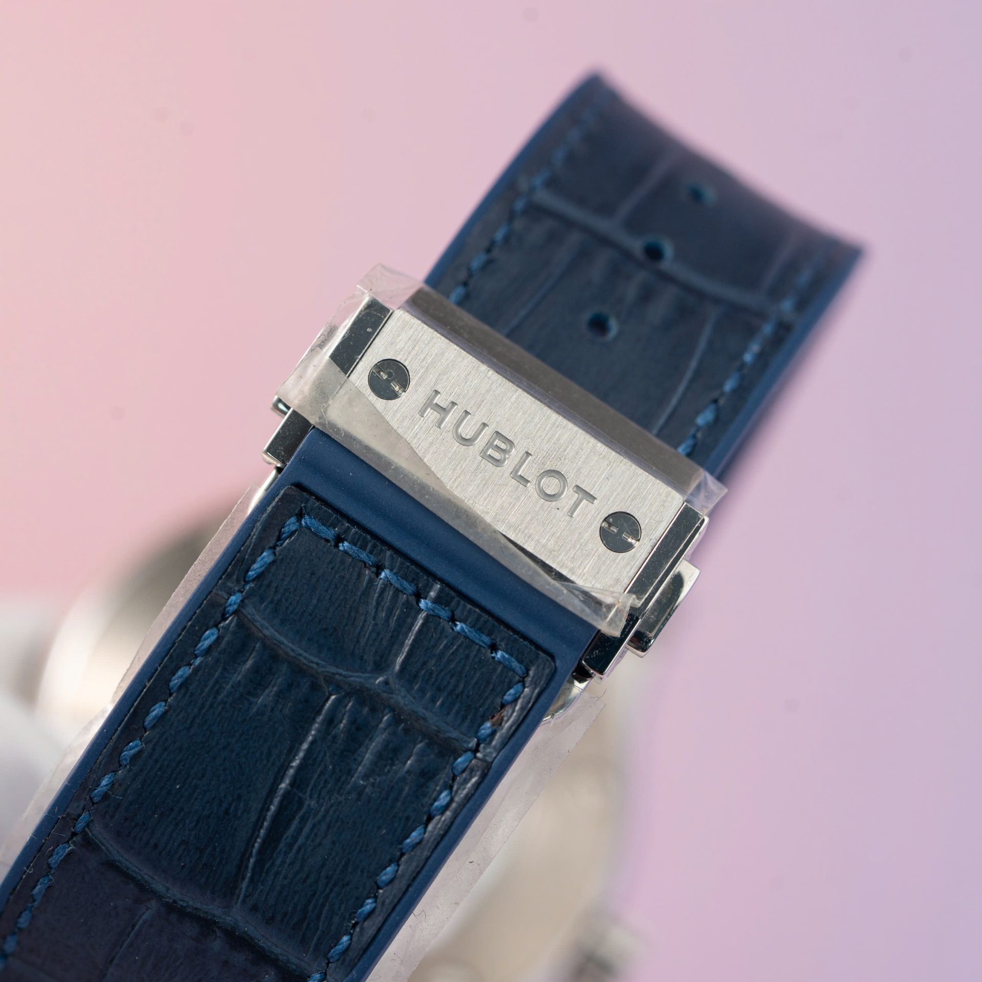 Hublot Replica 11 Watch Classic Fusion Full Natural Diamond Blue Dial 42mm - Top club