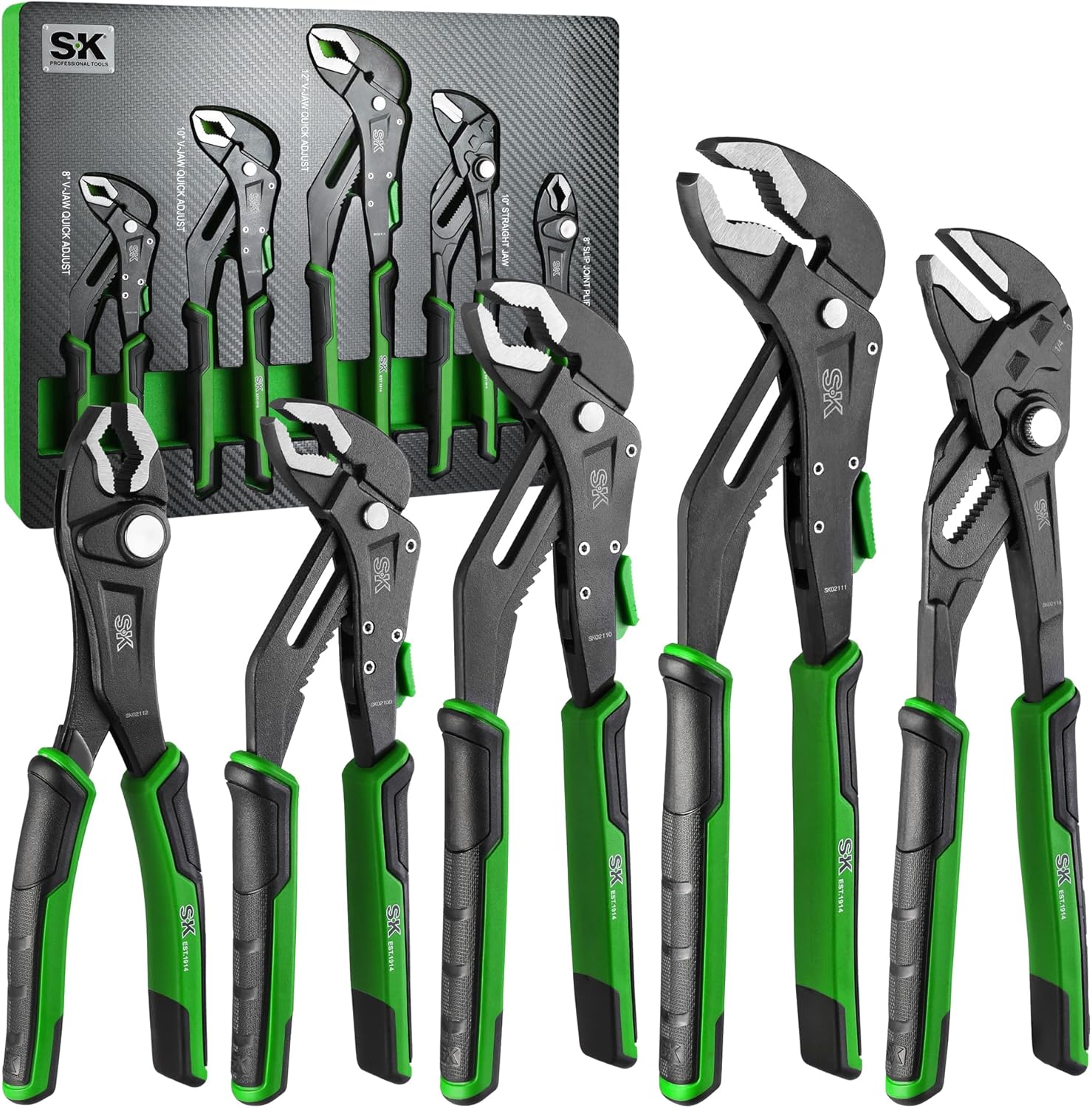 SK 5-Piece Pliers Set, 8