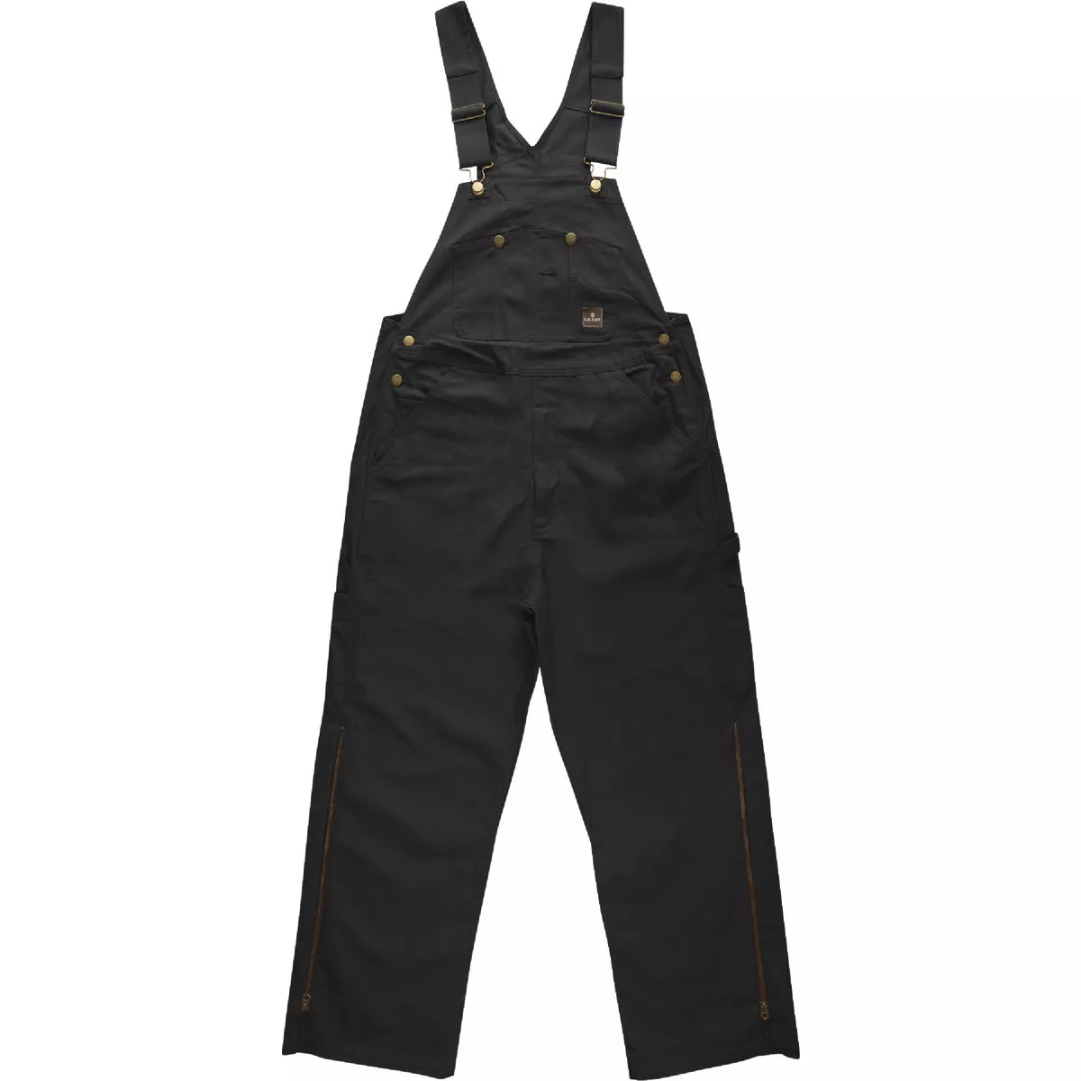 Berne Men's Large Black Heritage Insulated Bib Overalls