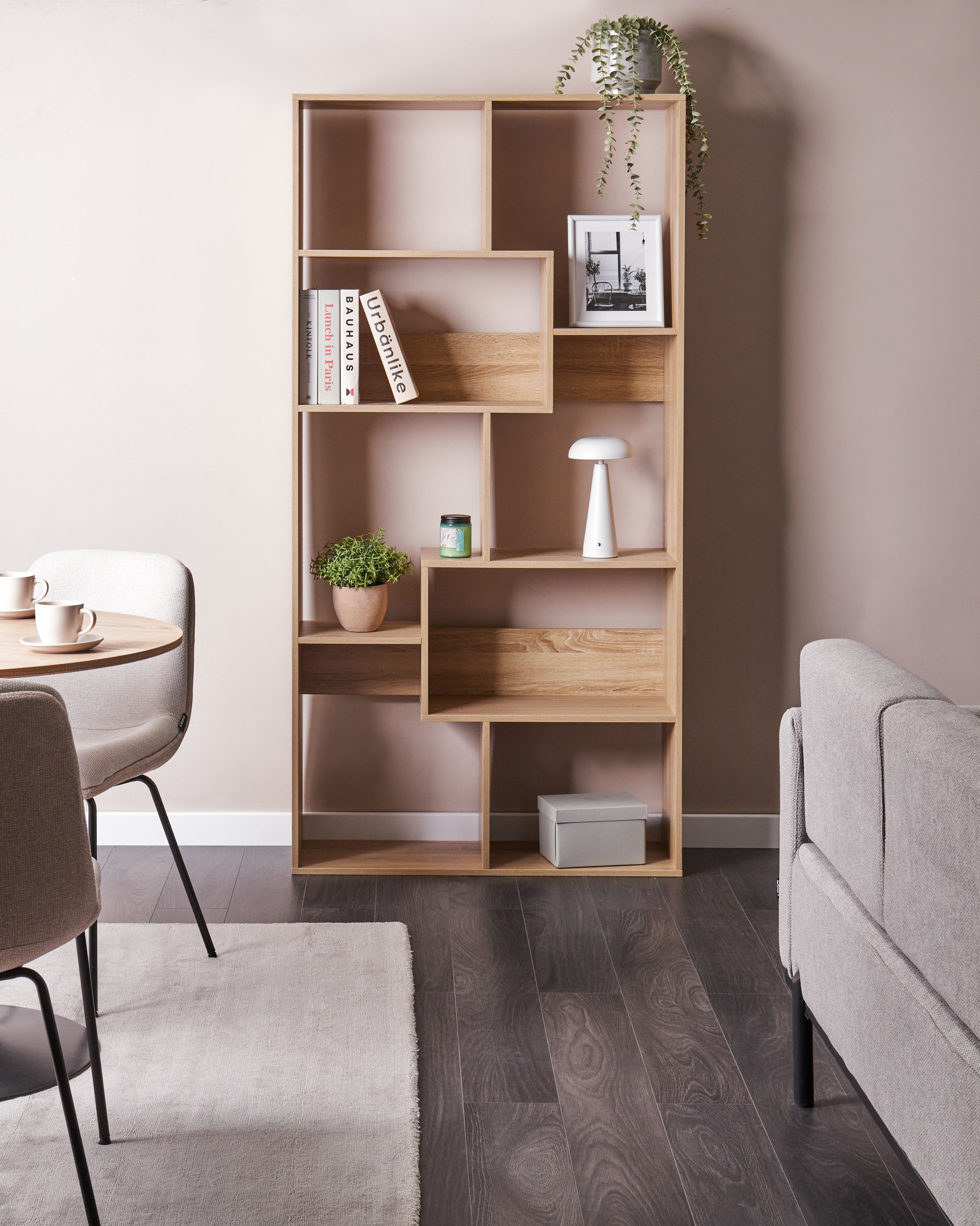 6 Tier Bookcase CHATEH 180 cm Light Brown