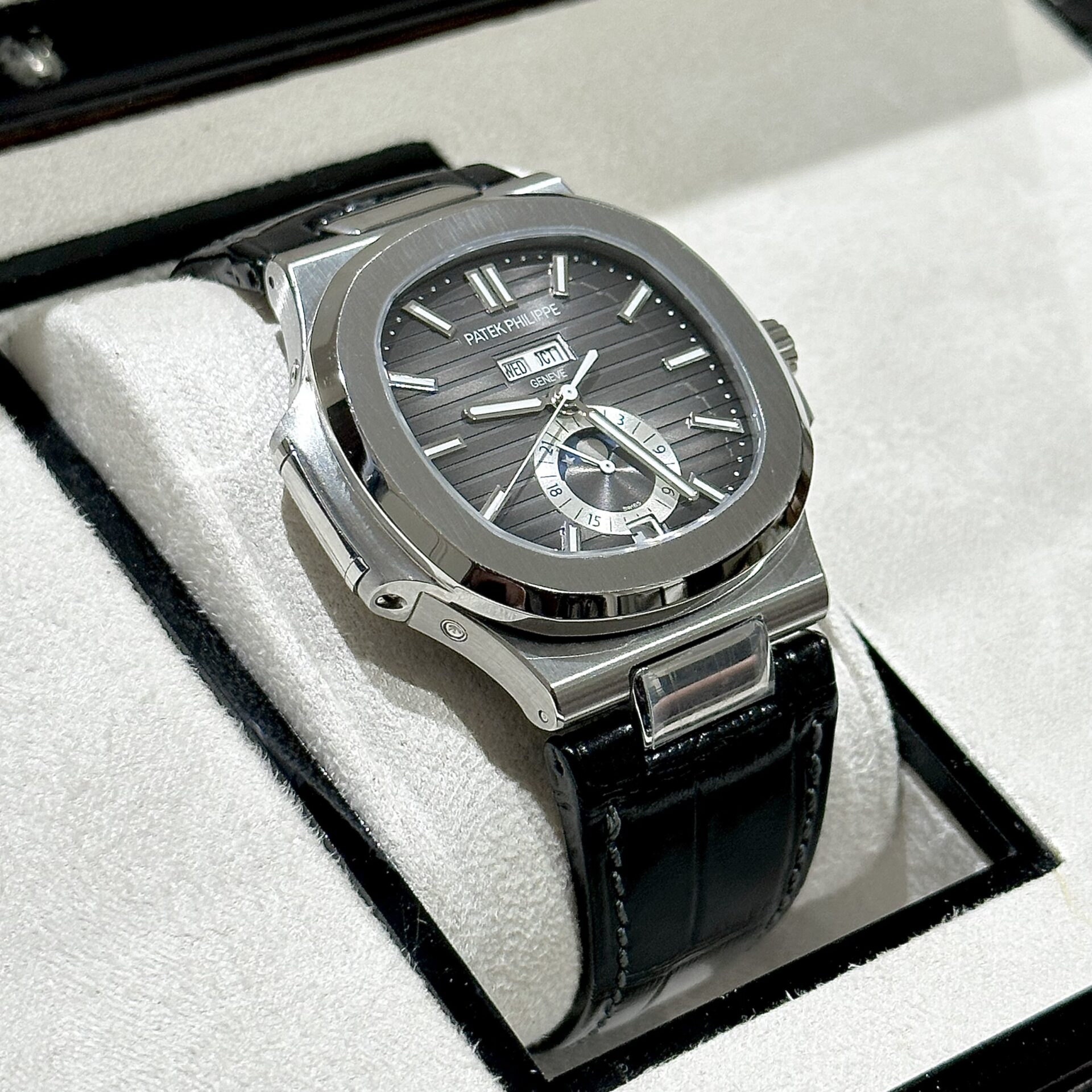 Patek Philippe Replica Watch Nautilus 5726G Gray Dial PPF Factory 40.5mm - Top club