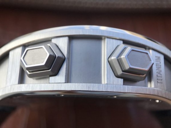 Replica Richard Mille RM069 SS Fake Tourbillon Skeleton Dial Black Rubber Strap A23J - Top club