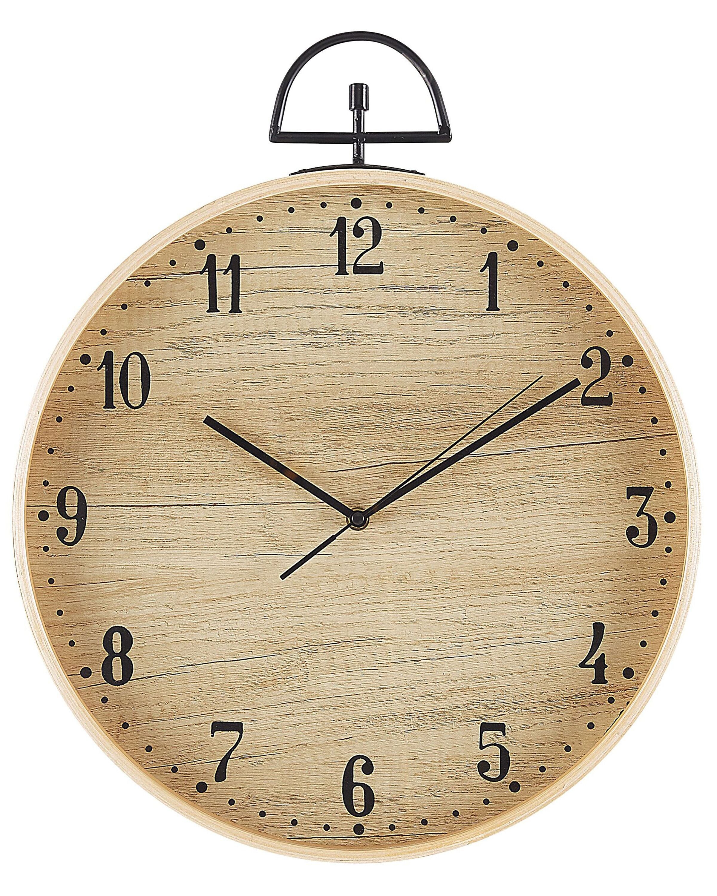Wall Clock OPFIKON 40 cm Light Brown