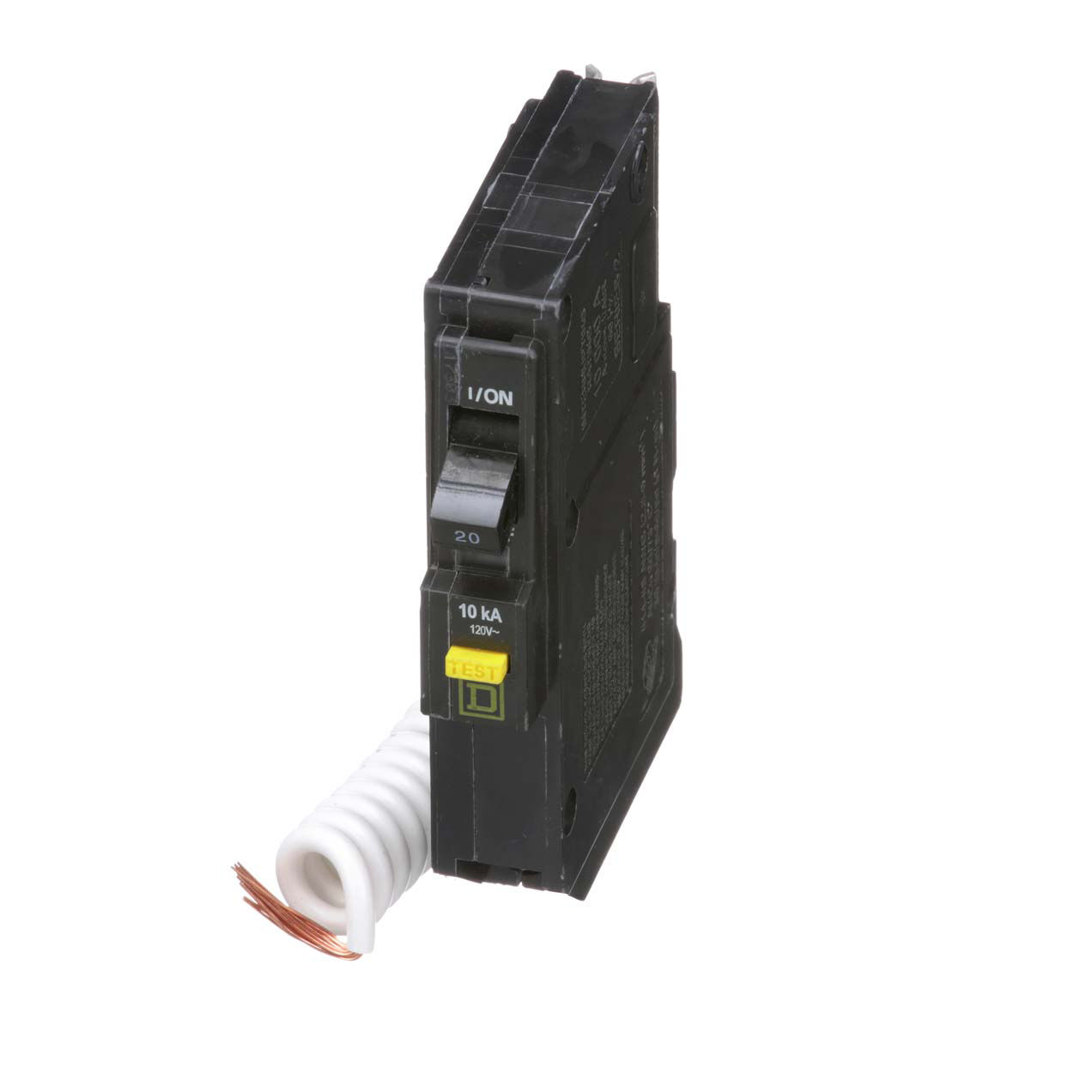 Square D QO 20A Single-Pole GFCI Breaker