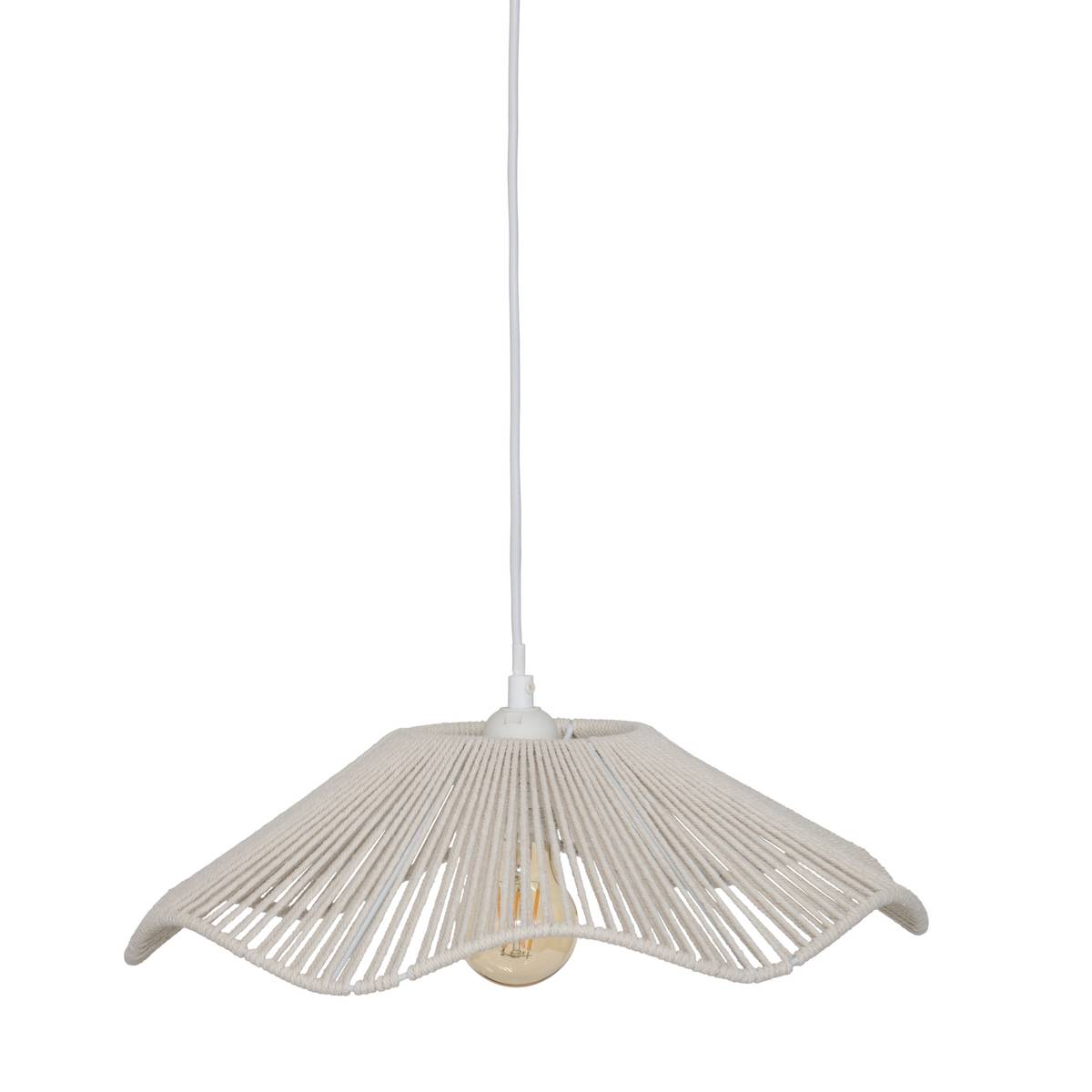 Pendant Light "Galt" White, D.38 cm