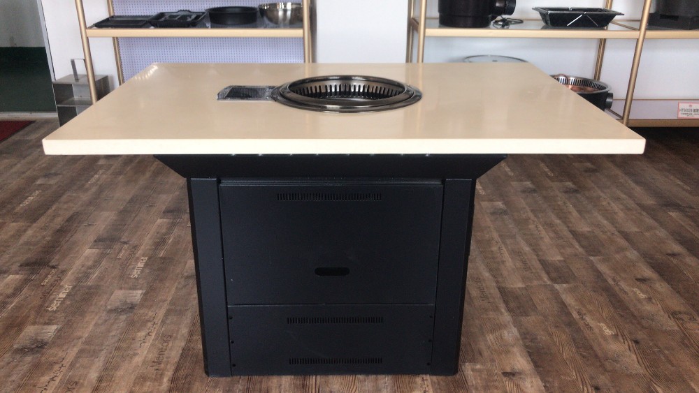 Restaurant Wood BBQ Table