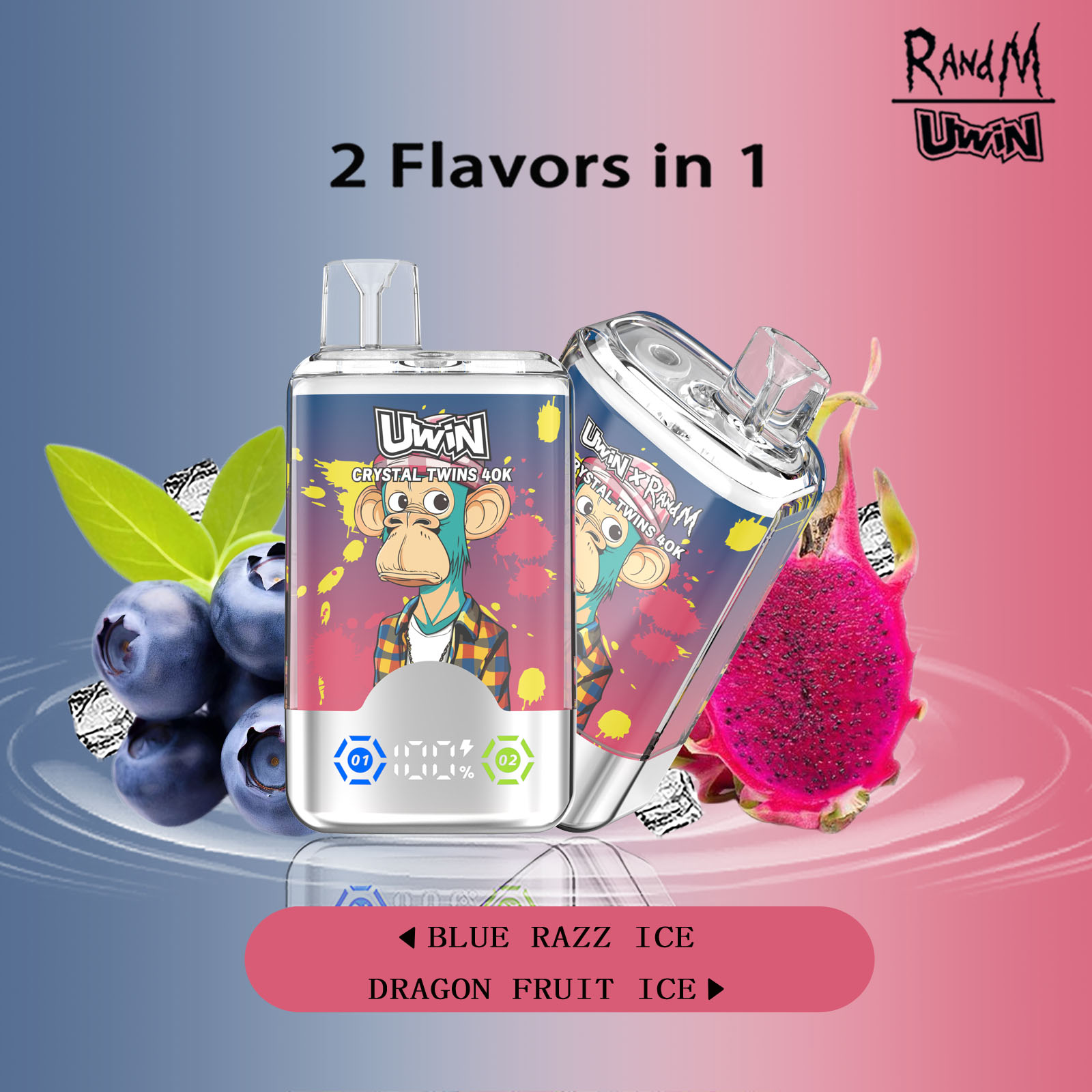 Uwin Crystal Twins 40K Disposable Vape