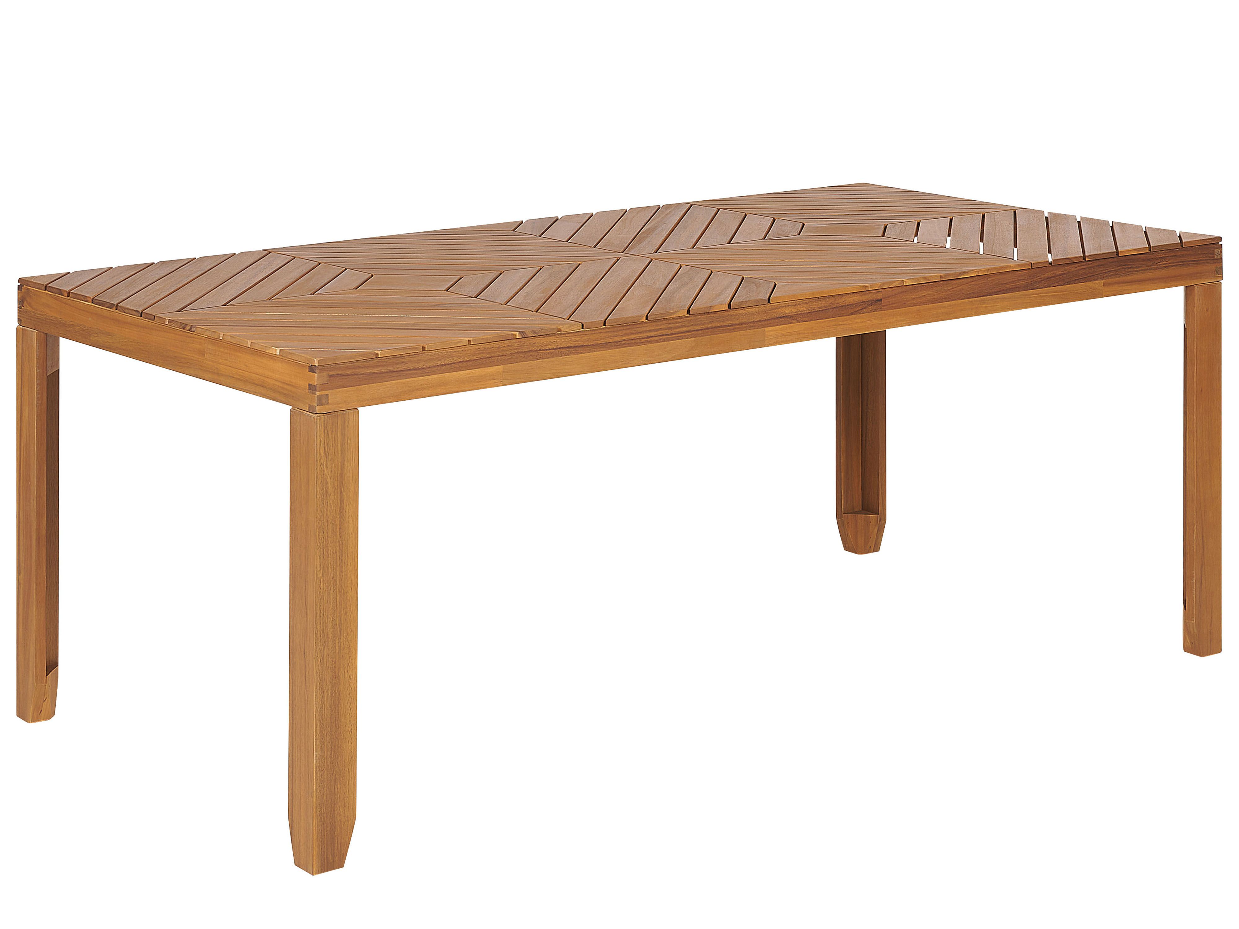 Garden Dining Table BARATTI 180 cm 90 cm Acacia Wood Brown