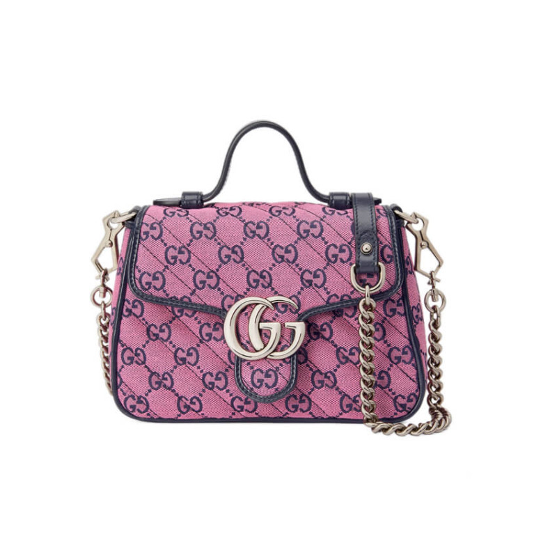 Replica Gucci Gg Marmont Multicolor Mini Top Handle Bag 5835711:1High-quality replica
