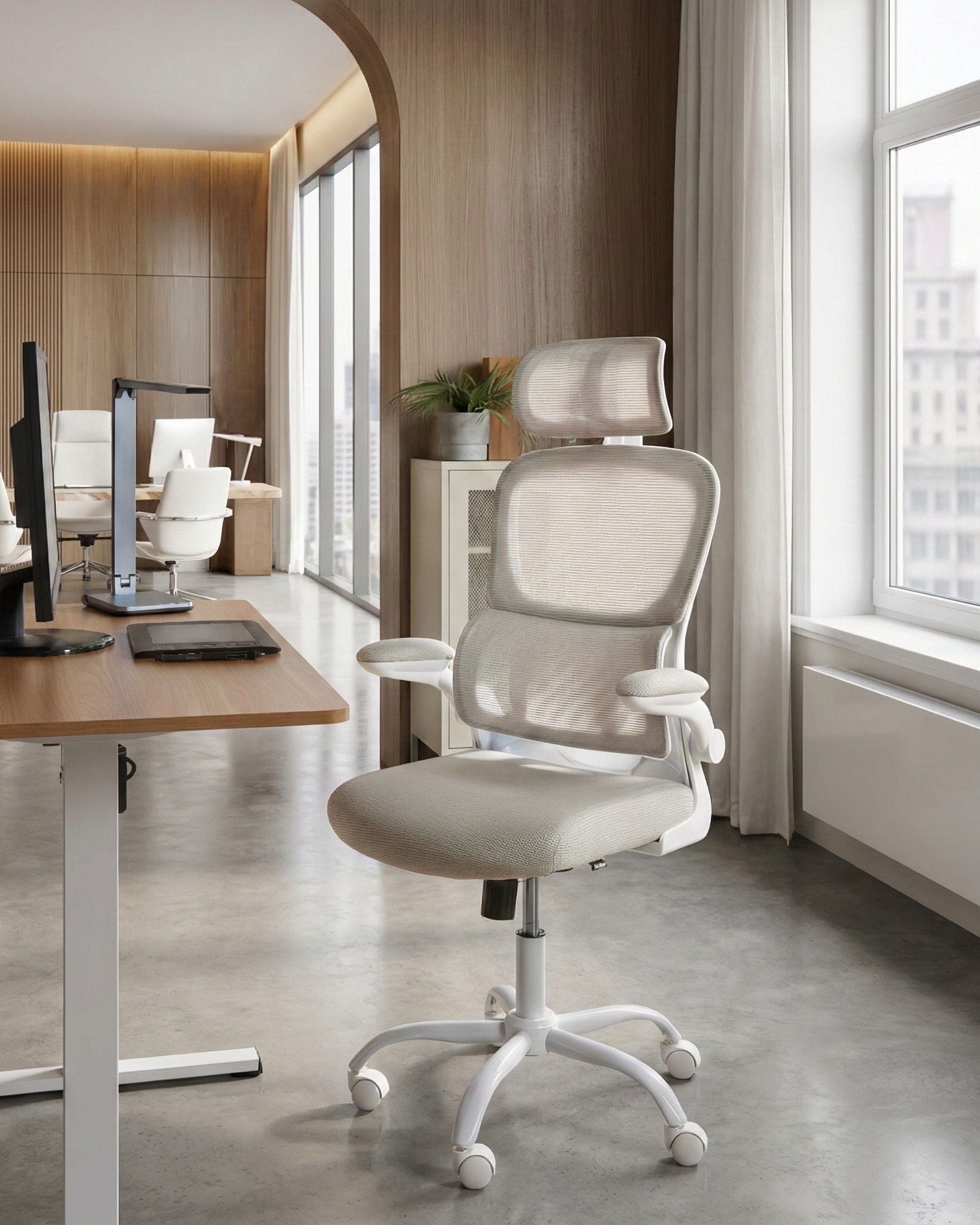 Desk Chair SOLIS Beige