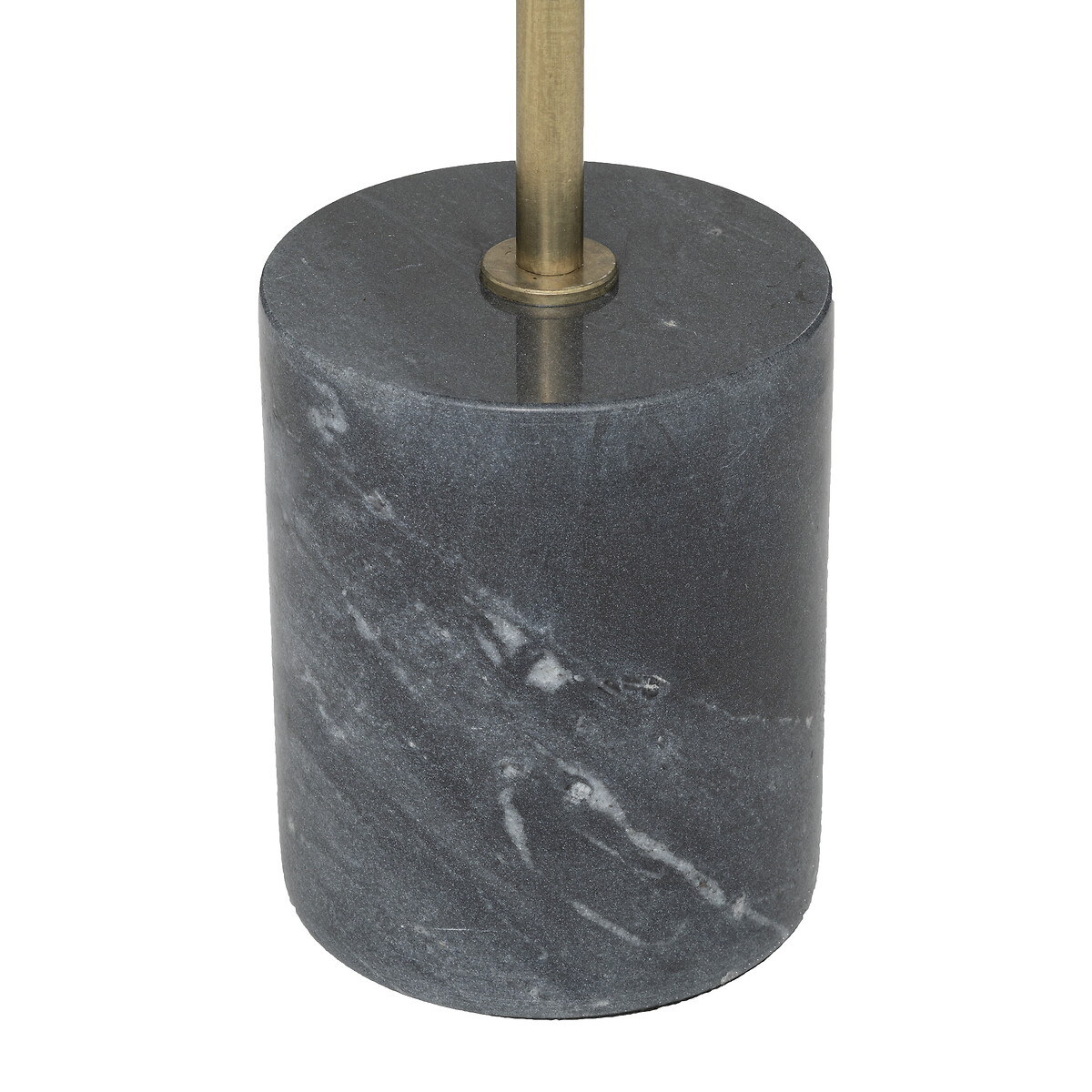 Side table "Ilian" Grey marble, D.35 cm