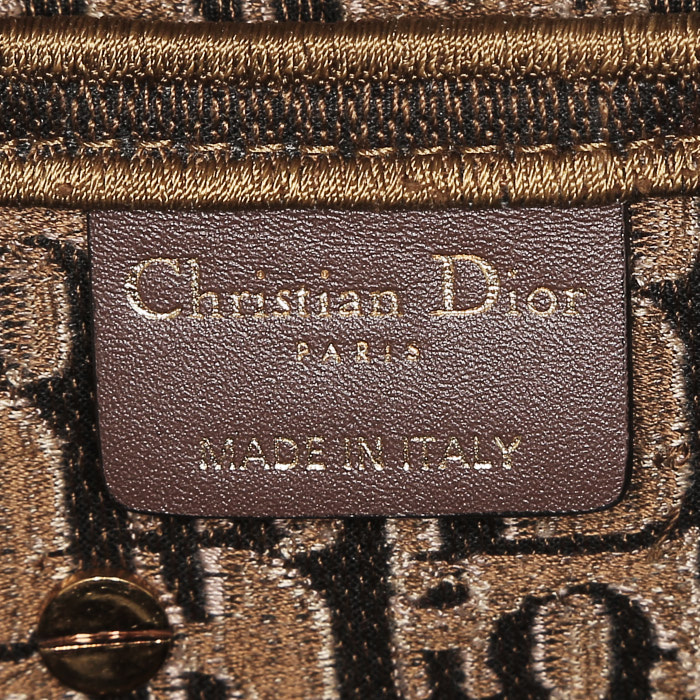 Dior Saddle handbag in brown monogram canvas Oblique1:1High-quality replica