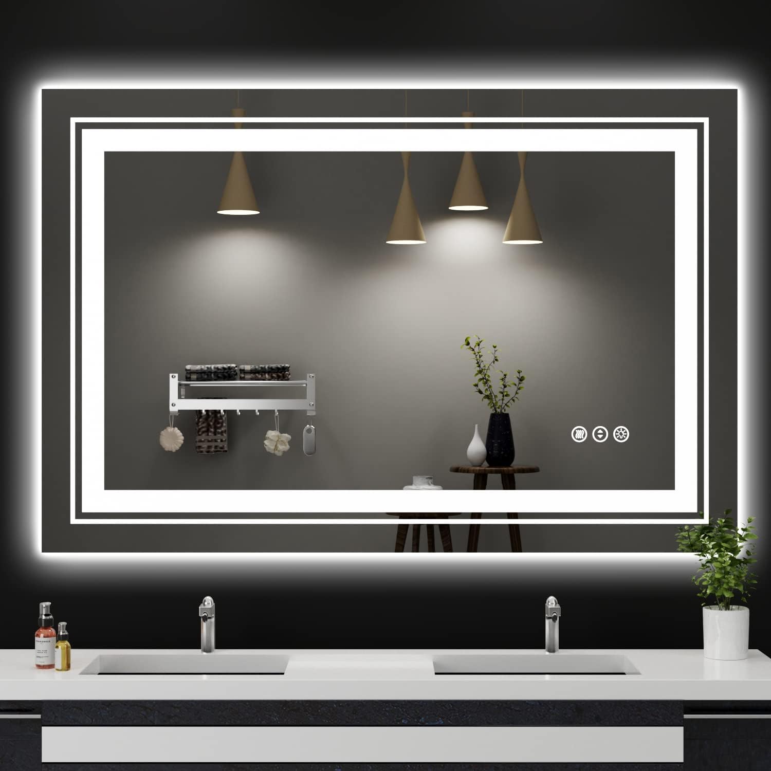 LED Bathroom Mirror, 48